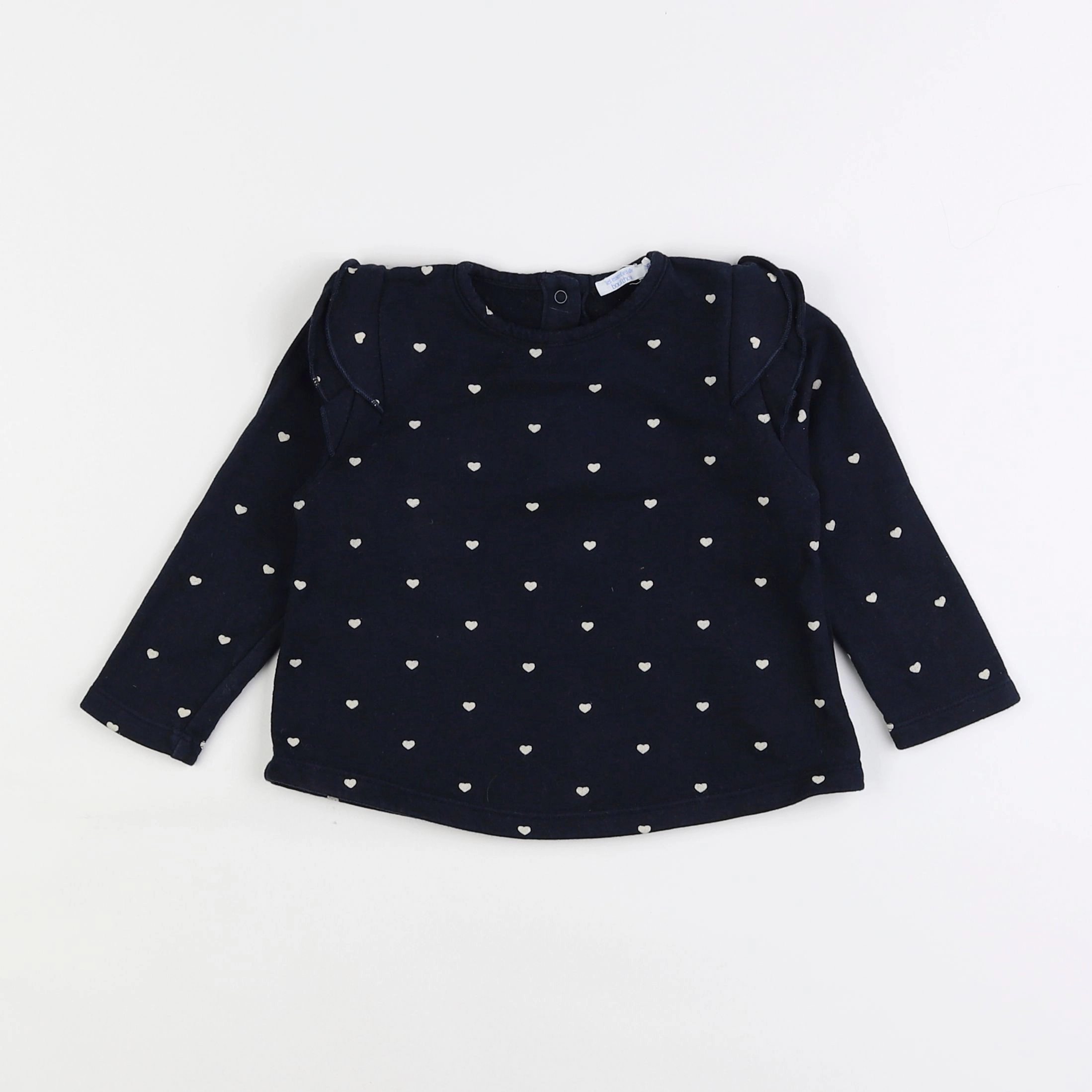 Boutchou - sweat bleu - 18 mois