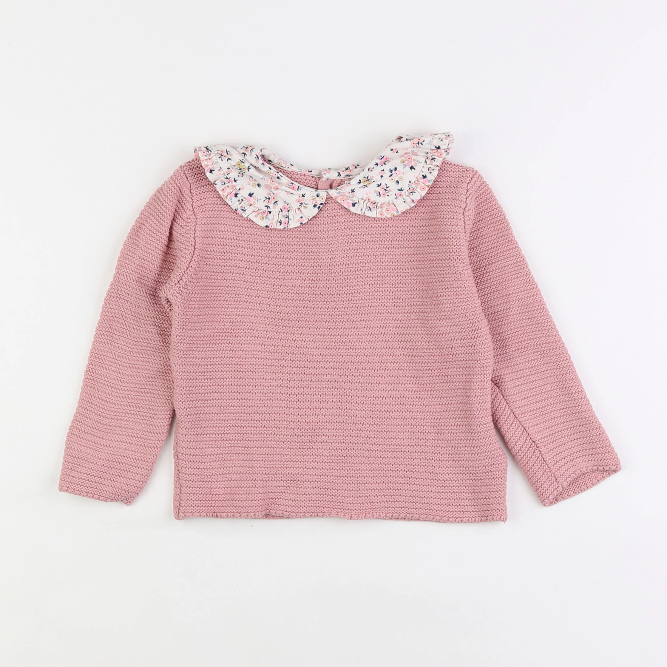 Boutchou - pull rose - 2 ans