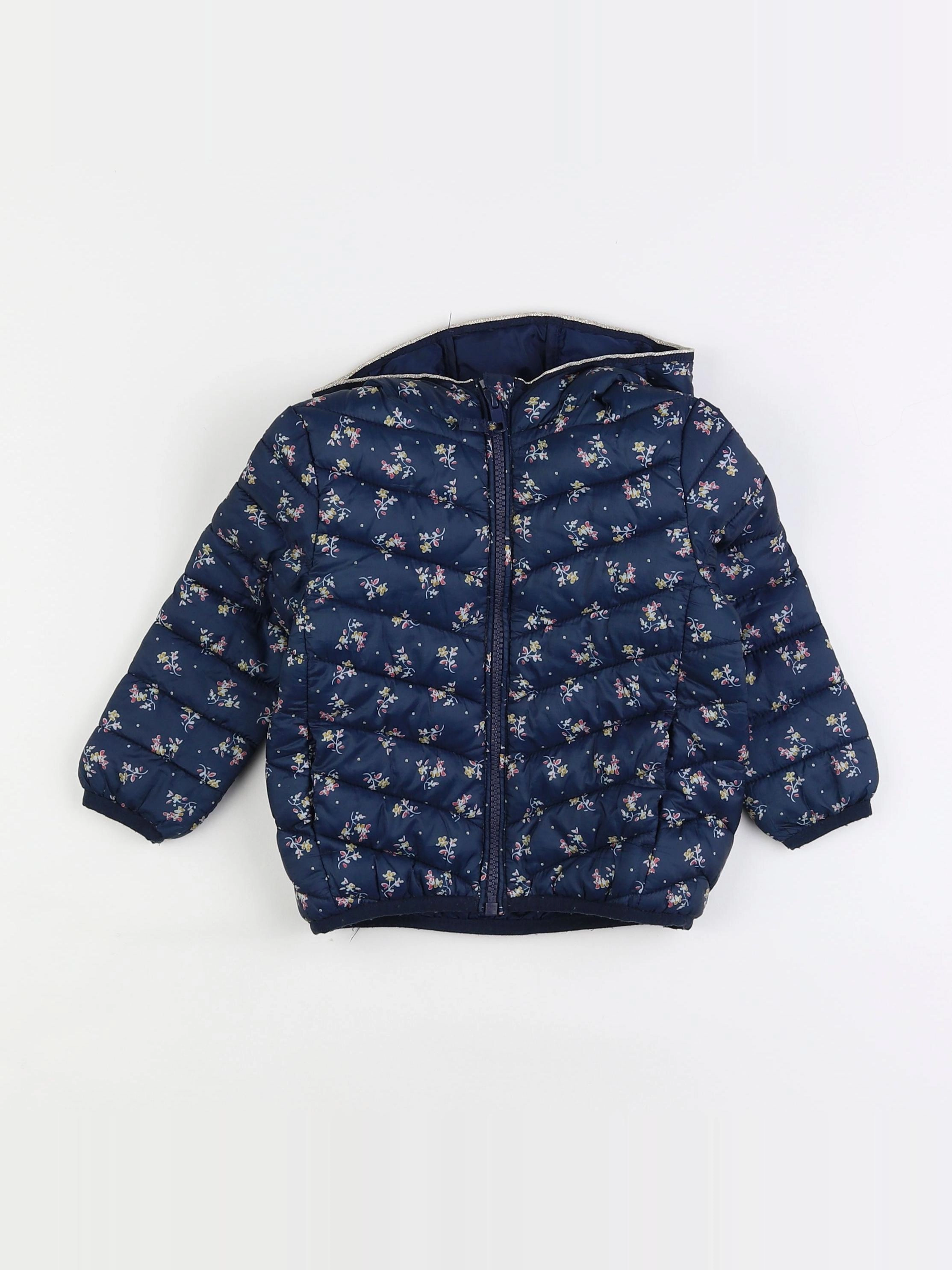 Vertbaudet - doudoune bleu - 2 ans
