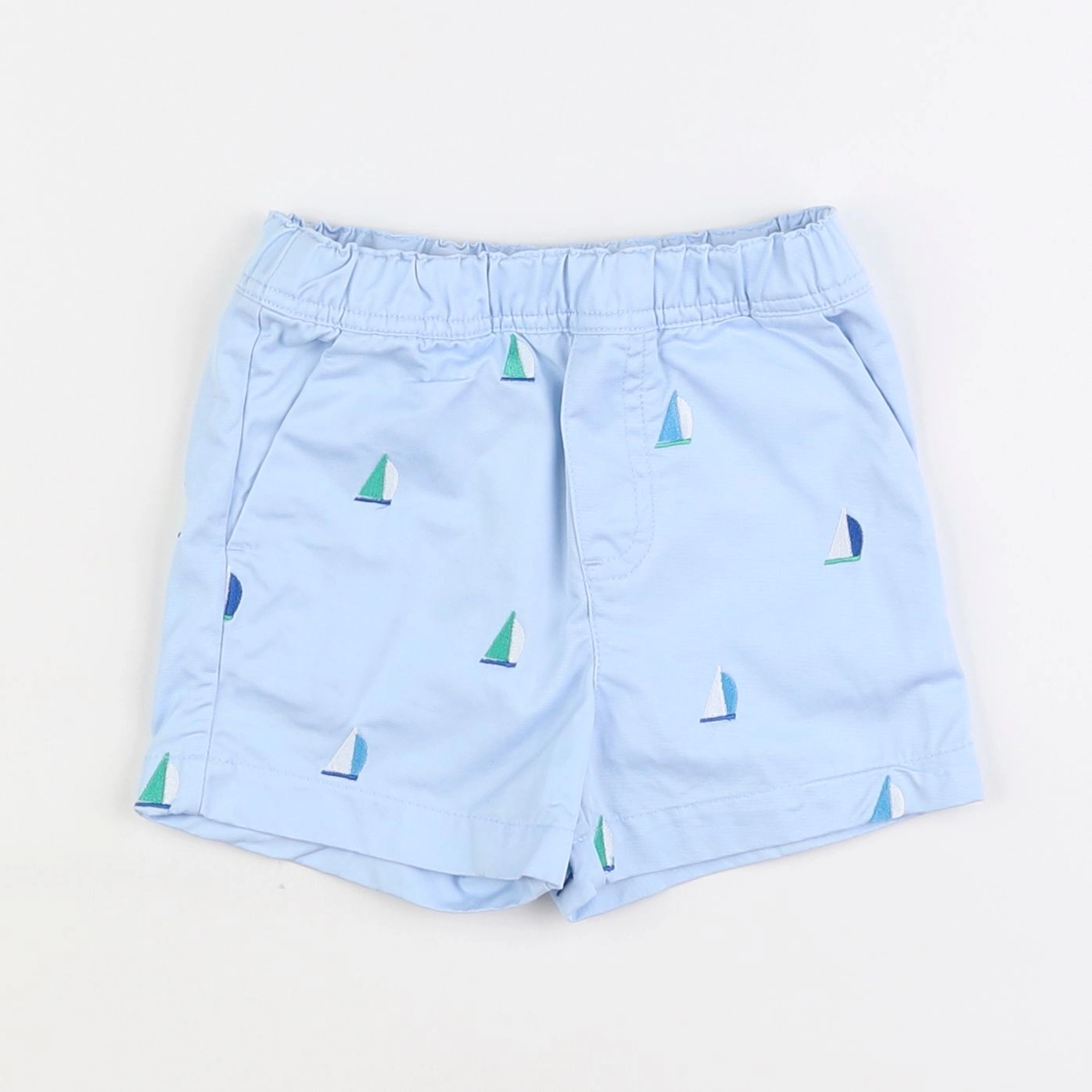 Jacadi - short bleu - 12 mois