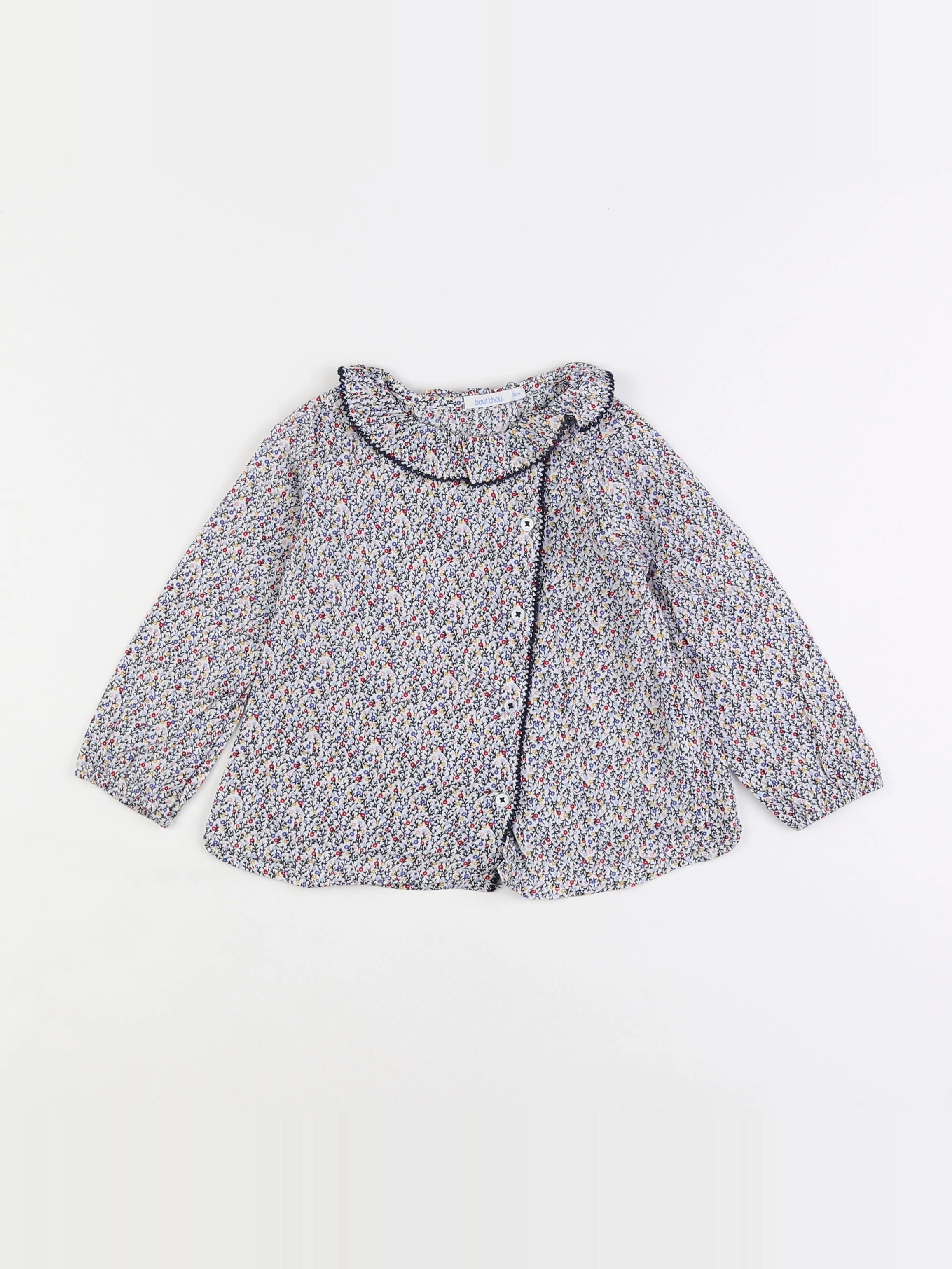 Boutchou - blouse multicolore - 18 mois