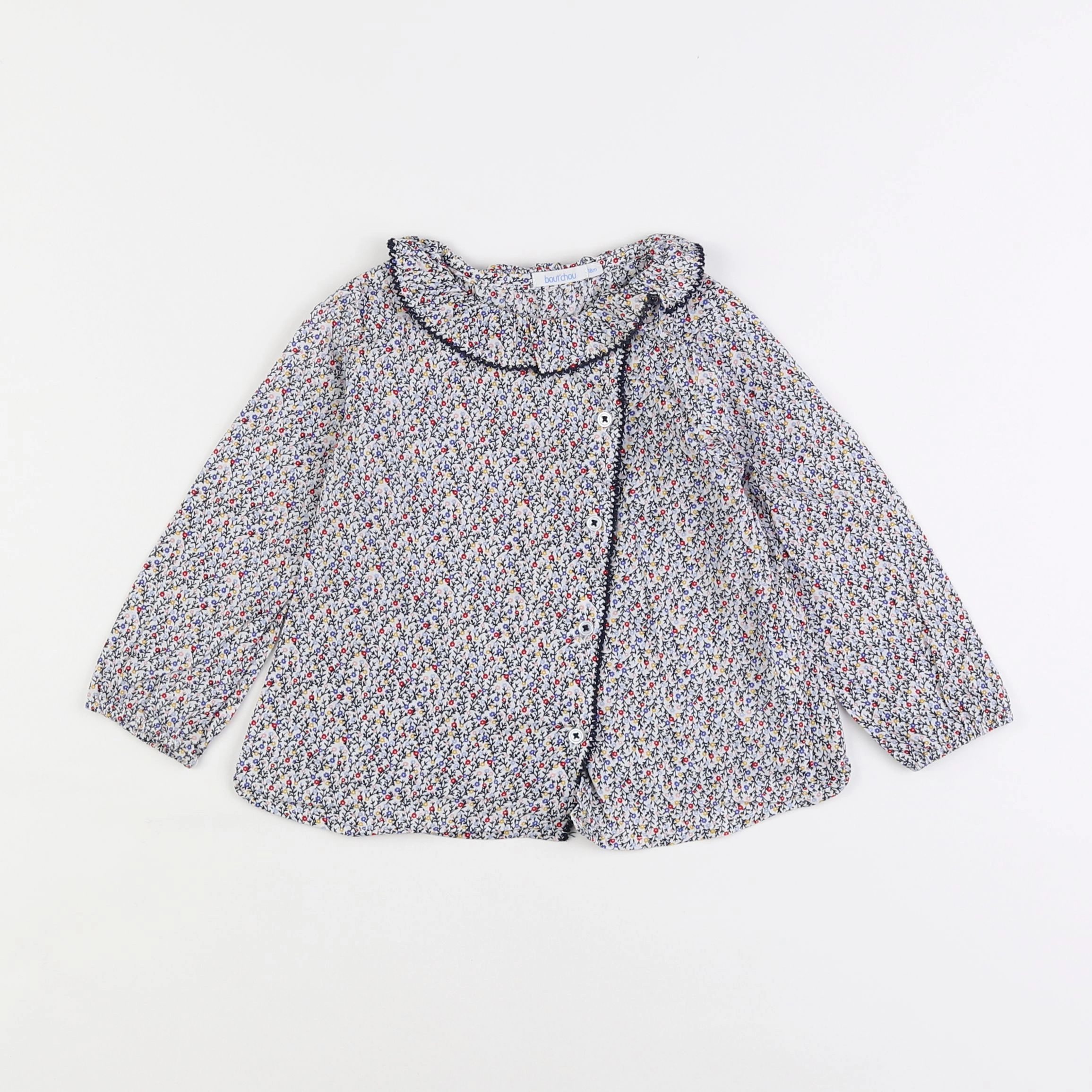 Boutchou - blouse multicolore - 18 mois