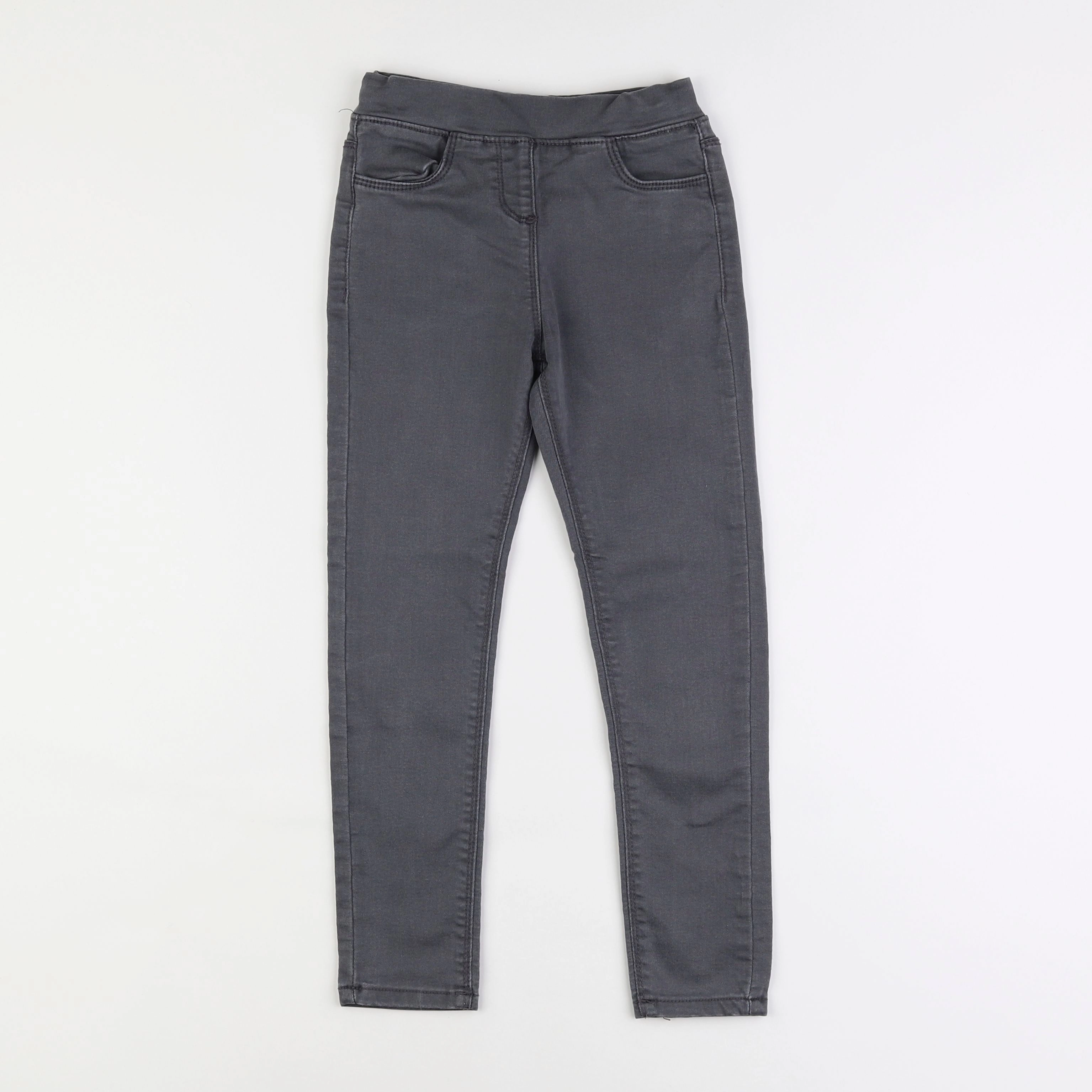 Vertbaudet - jegging gris - 8 ans