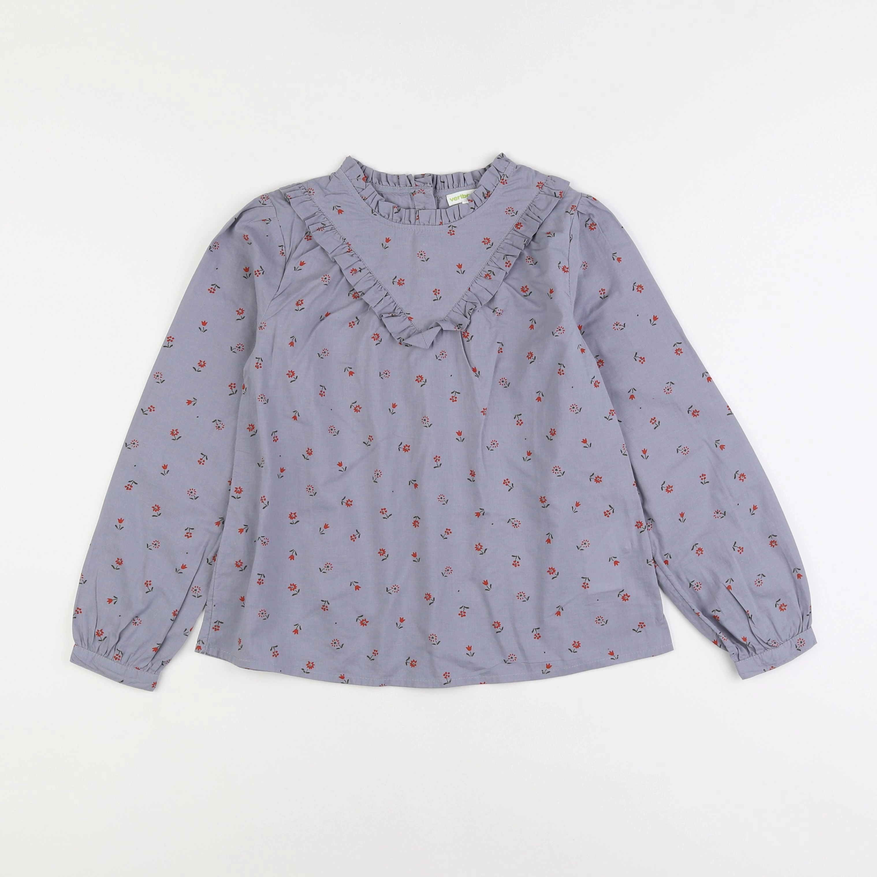 Vertbaudet - blouse bleu - 9 ans