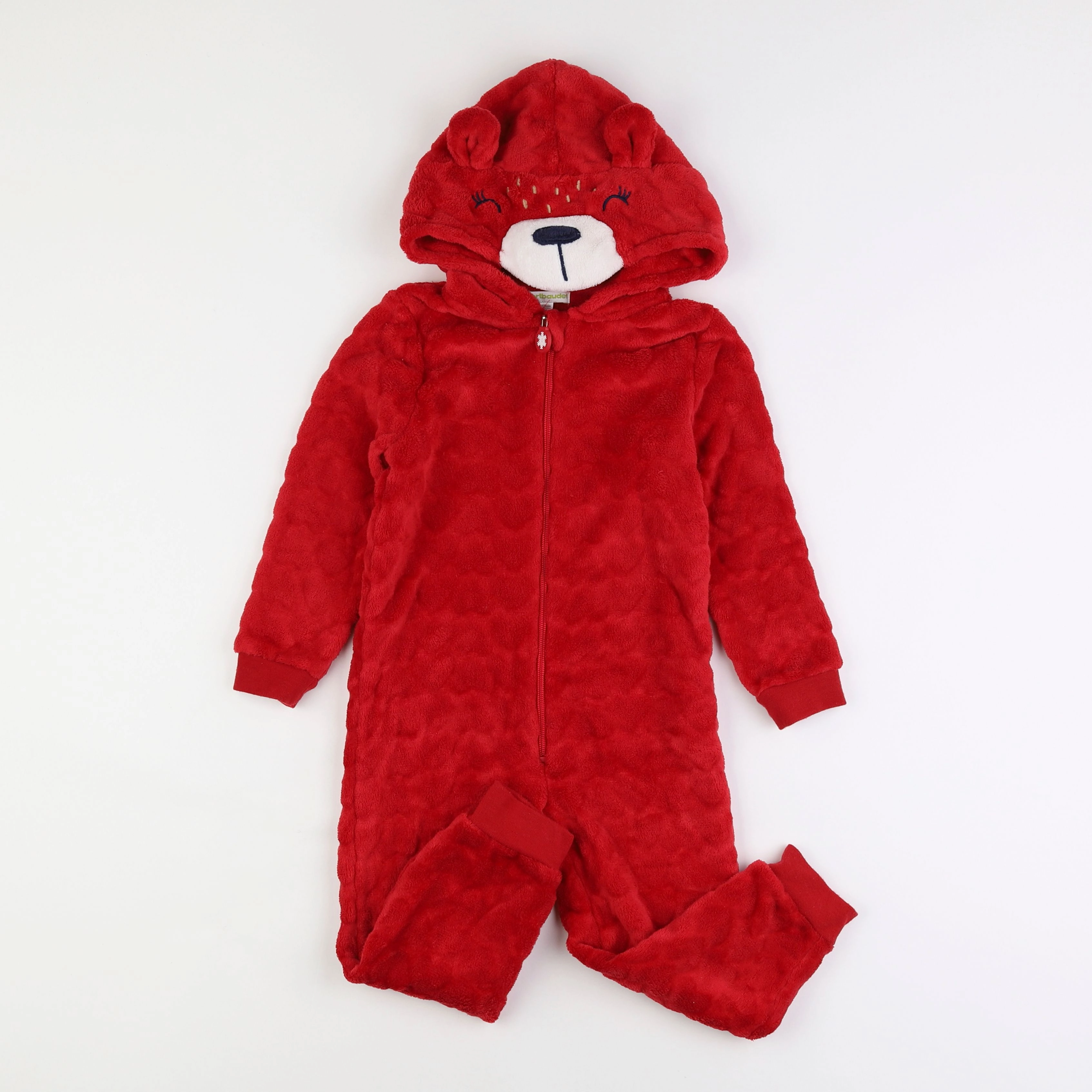 Vertbaudet - sur-pyjama rouge - 4 ans