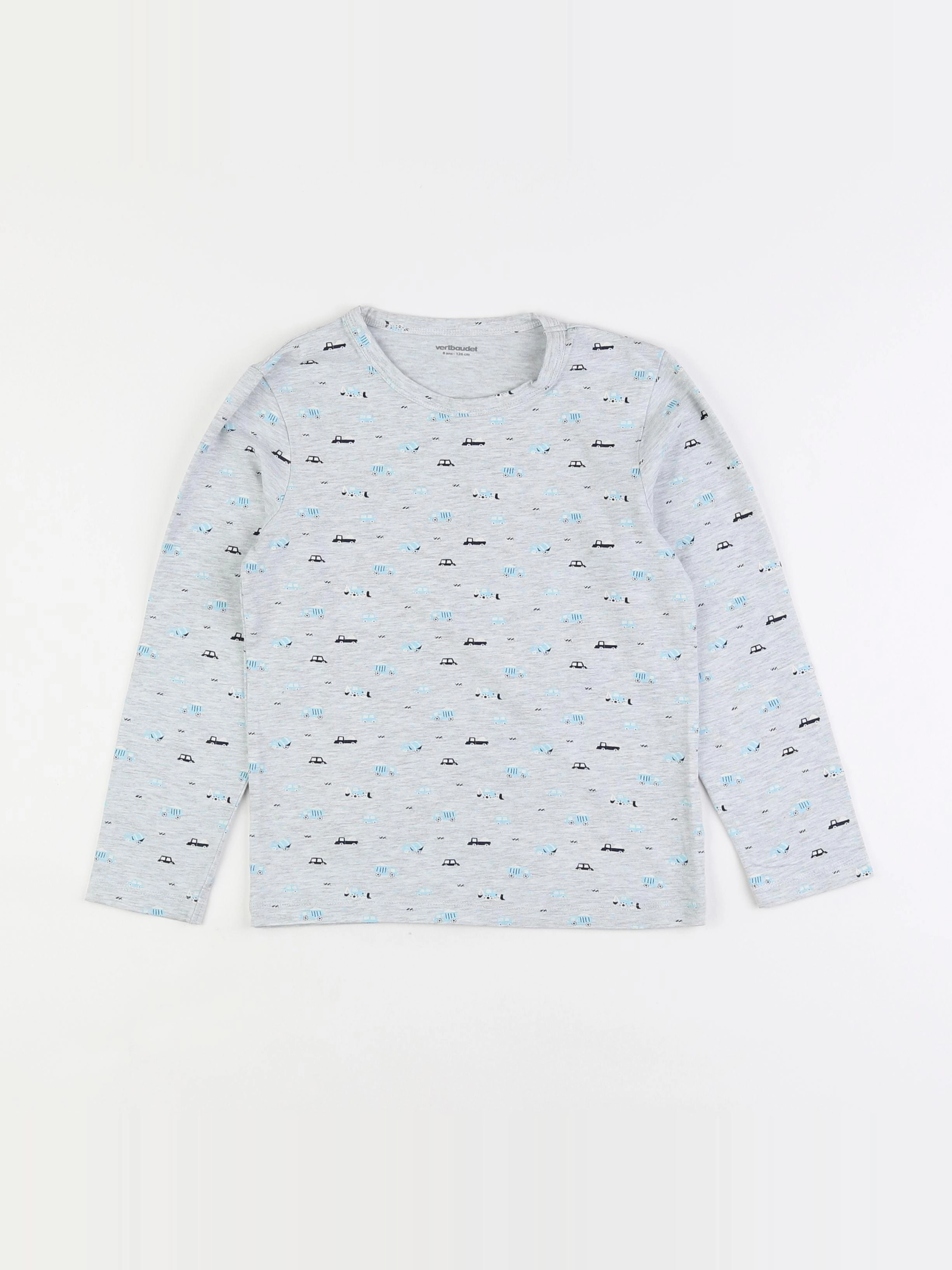 Vertbaudet - maillot de corps gris - 8 ans