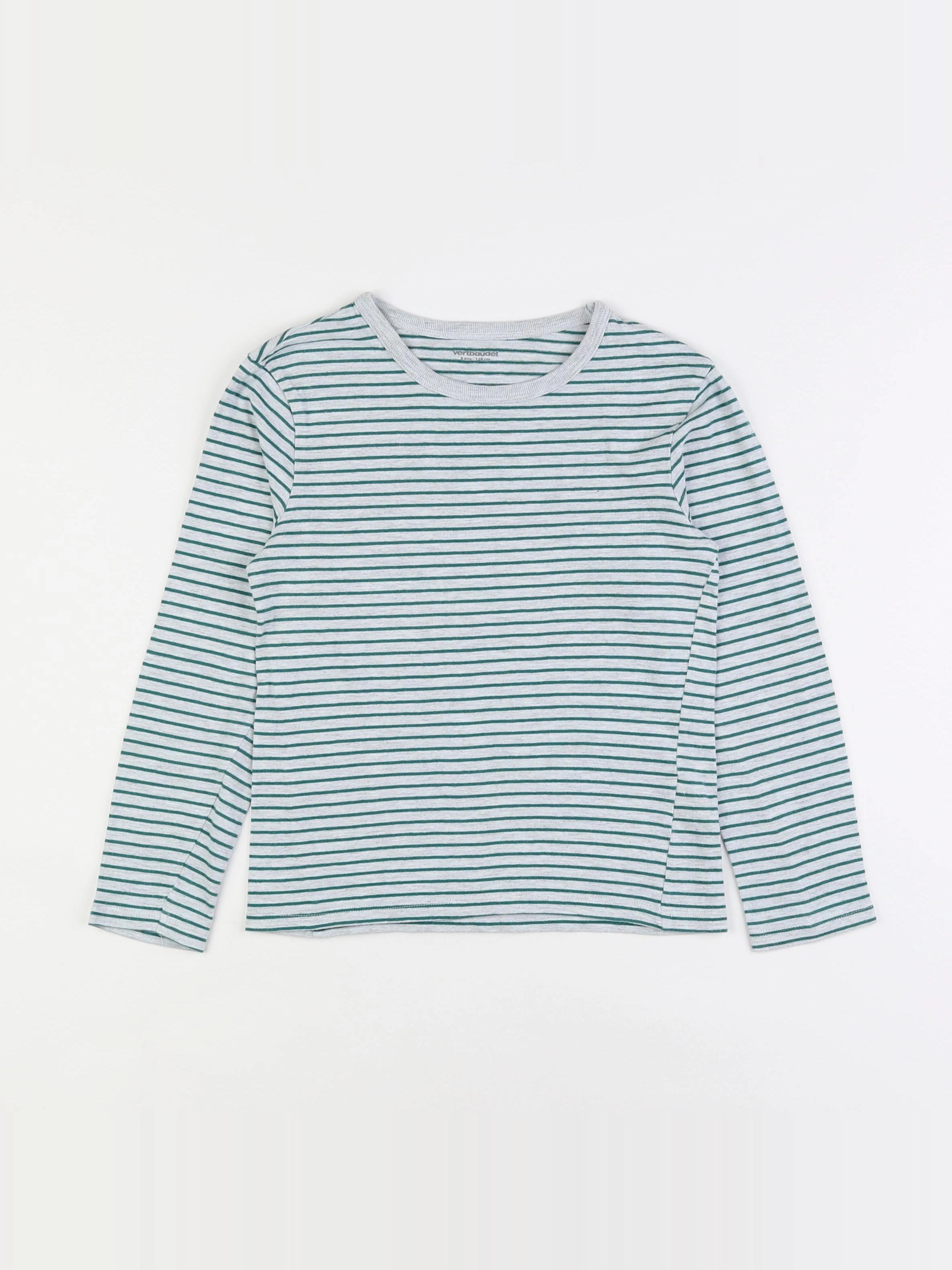 Vertbaudet - maillot de corps gris - 8 ans
