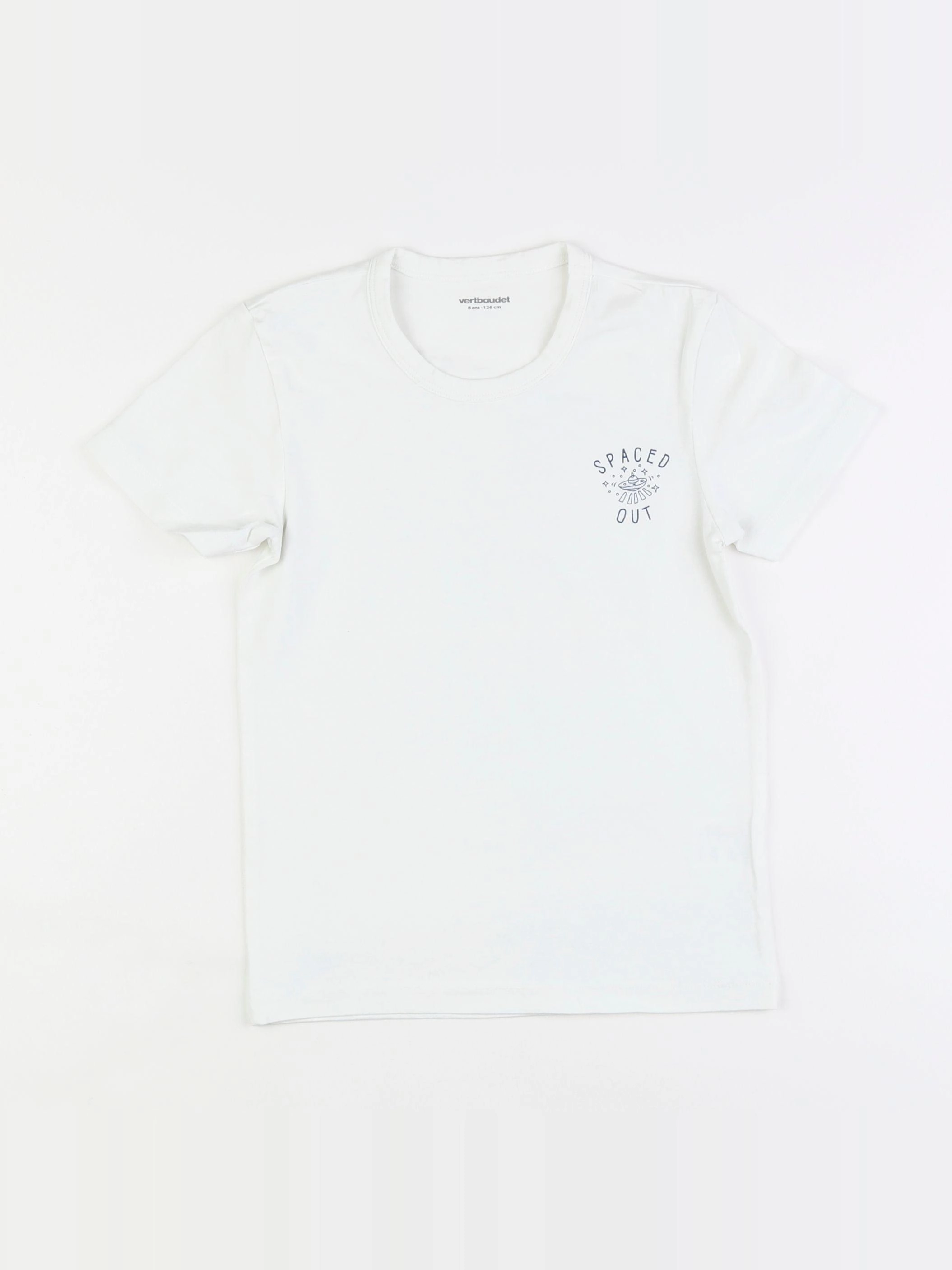 Vertbaudet - maillot de corps blanc - 8 ans
