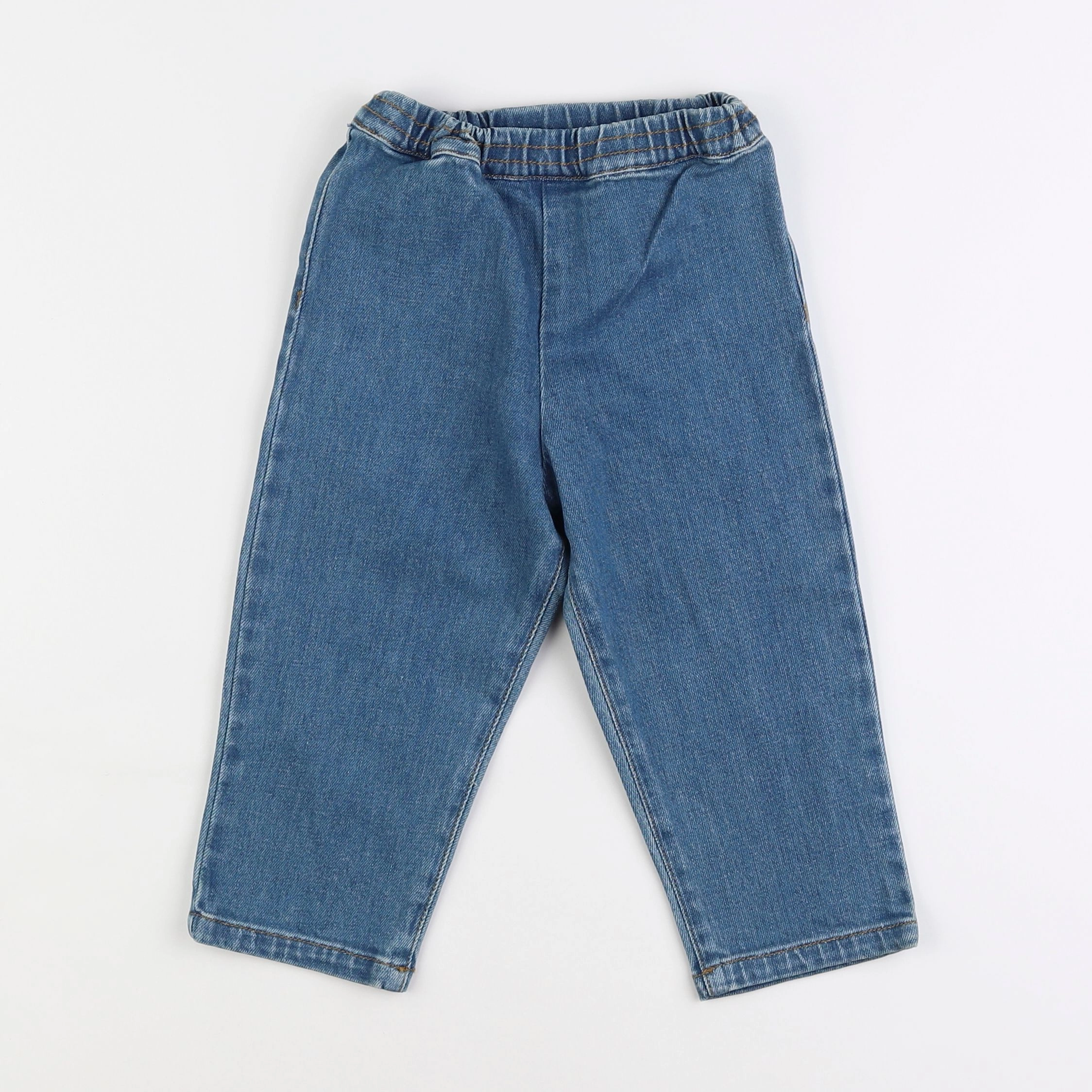 Bonton - pantalon bleu - 3 ans