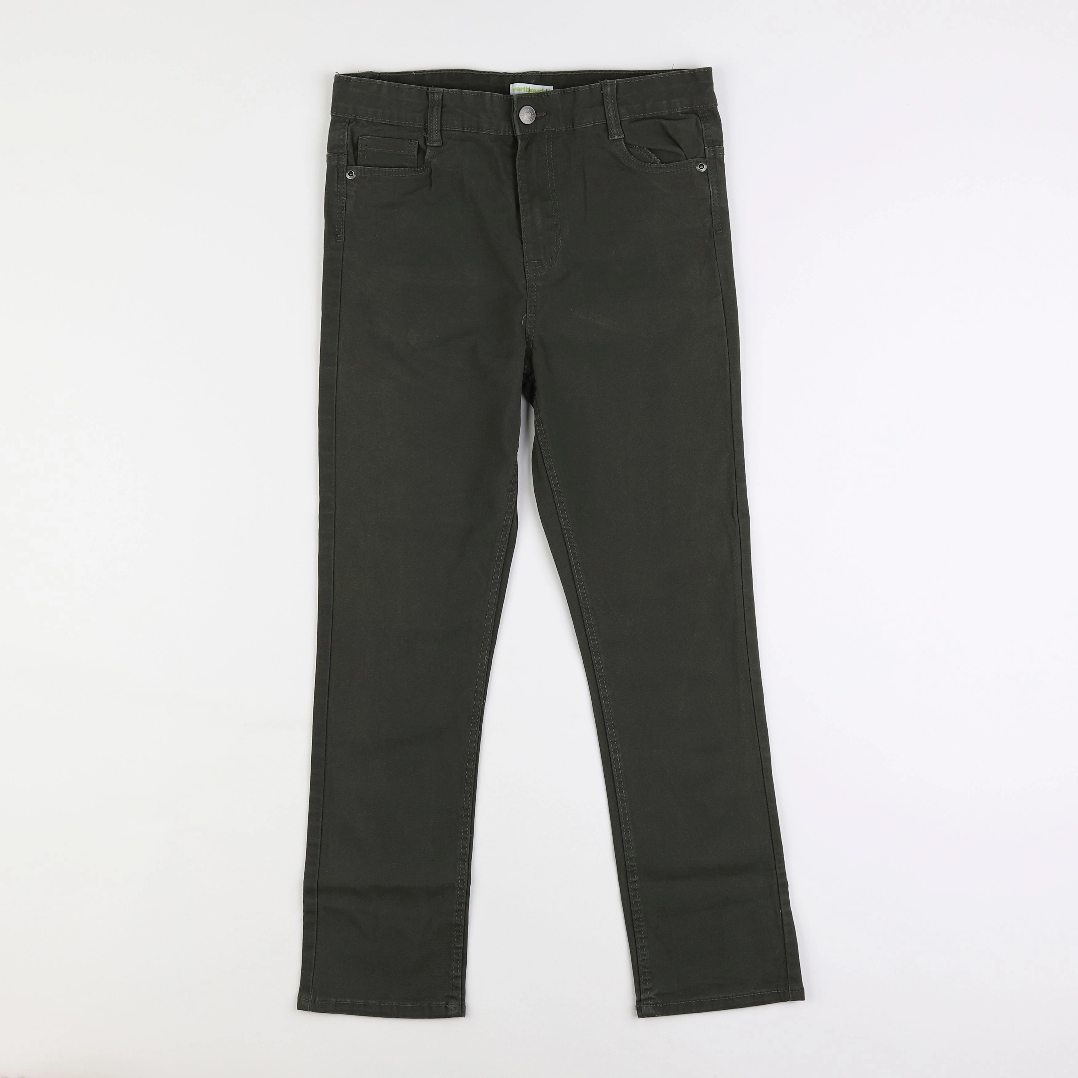 Vertbaudet - pantalon vert - 10 ans