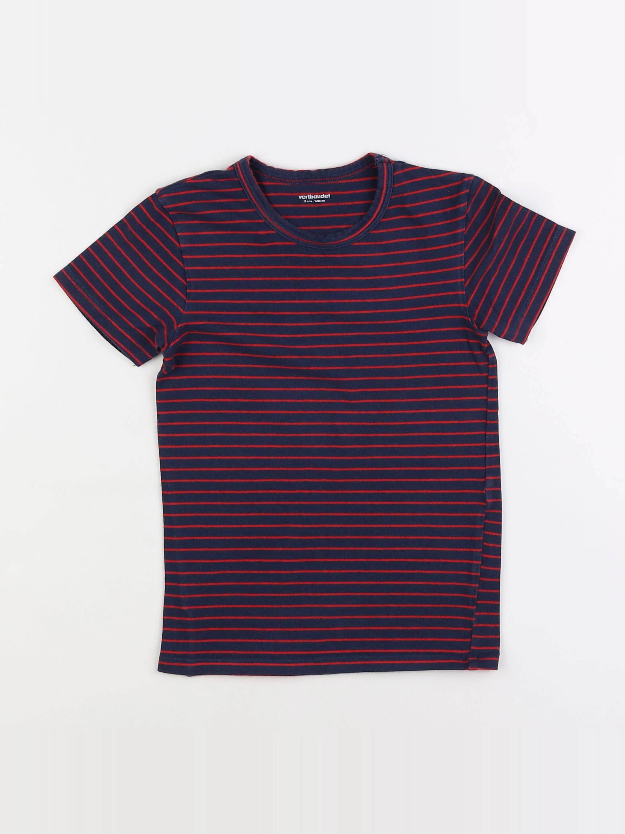 Vertbaudet - maillot de corps bleu - 8 ans