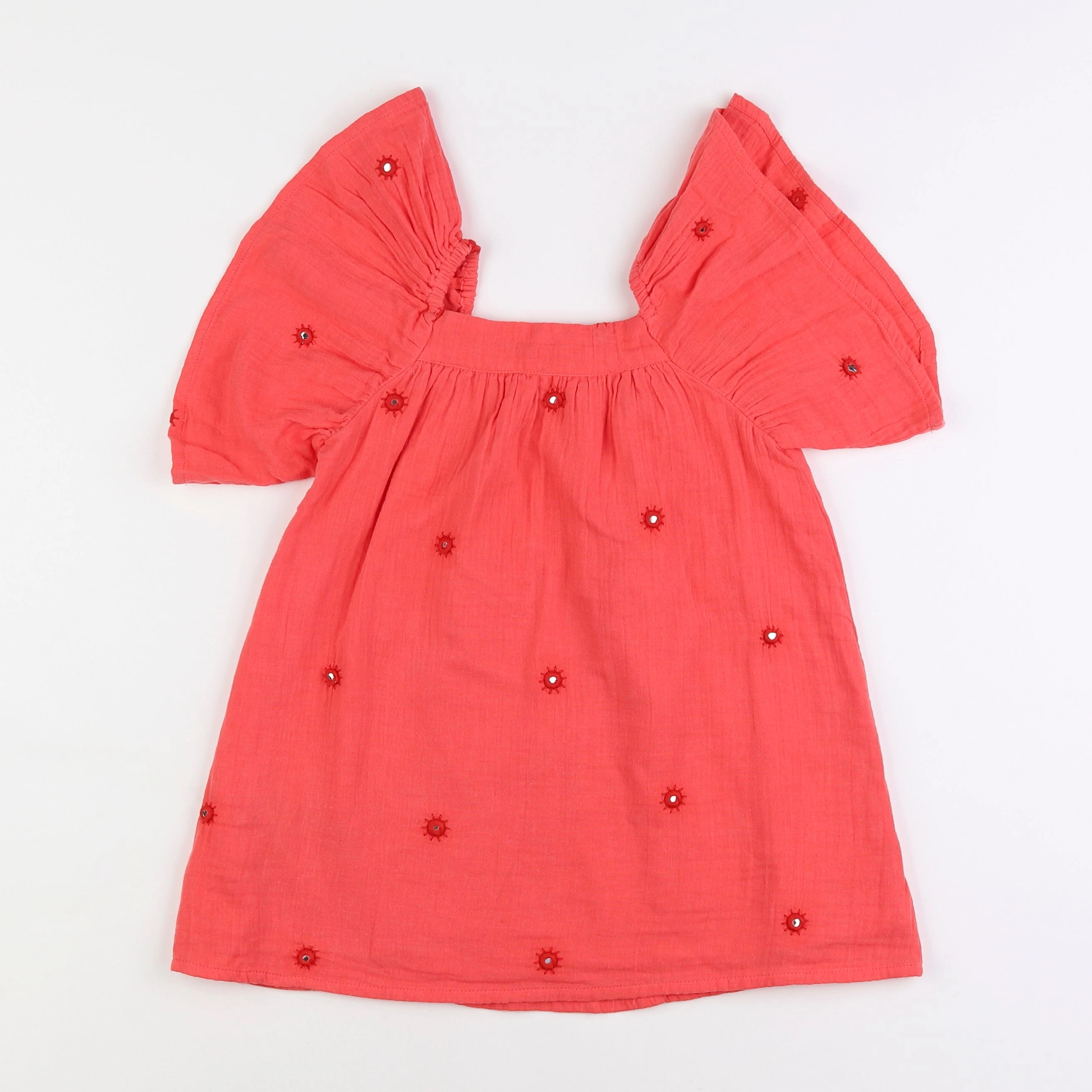 Mango - robe rouge - 2/3 ans