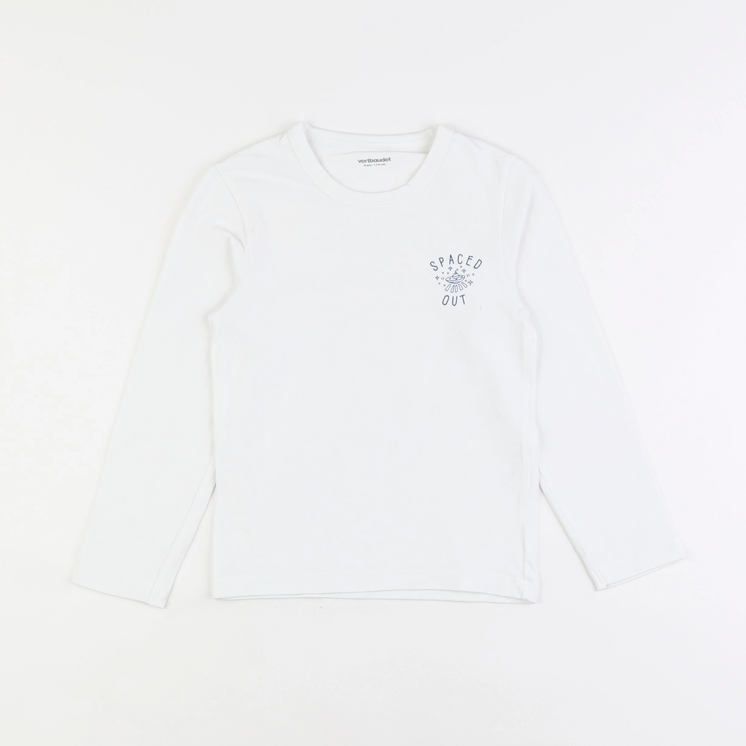 Vertbaudet - maillot de corps blanc - 6 ans