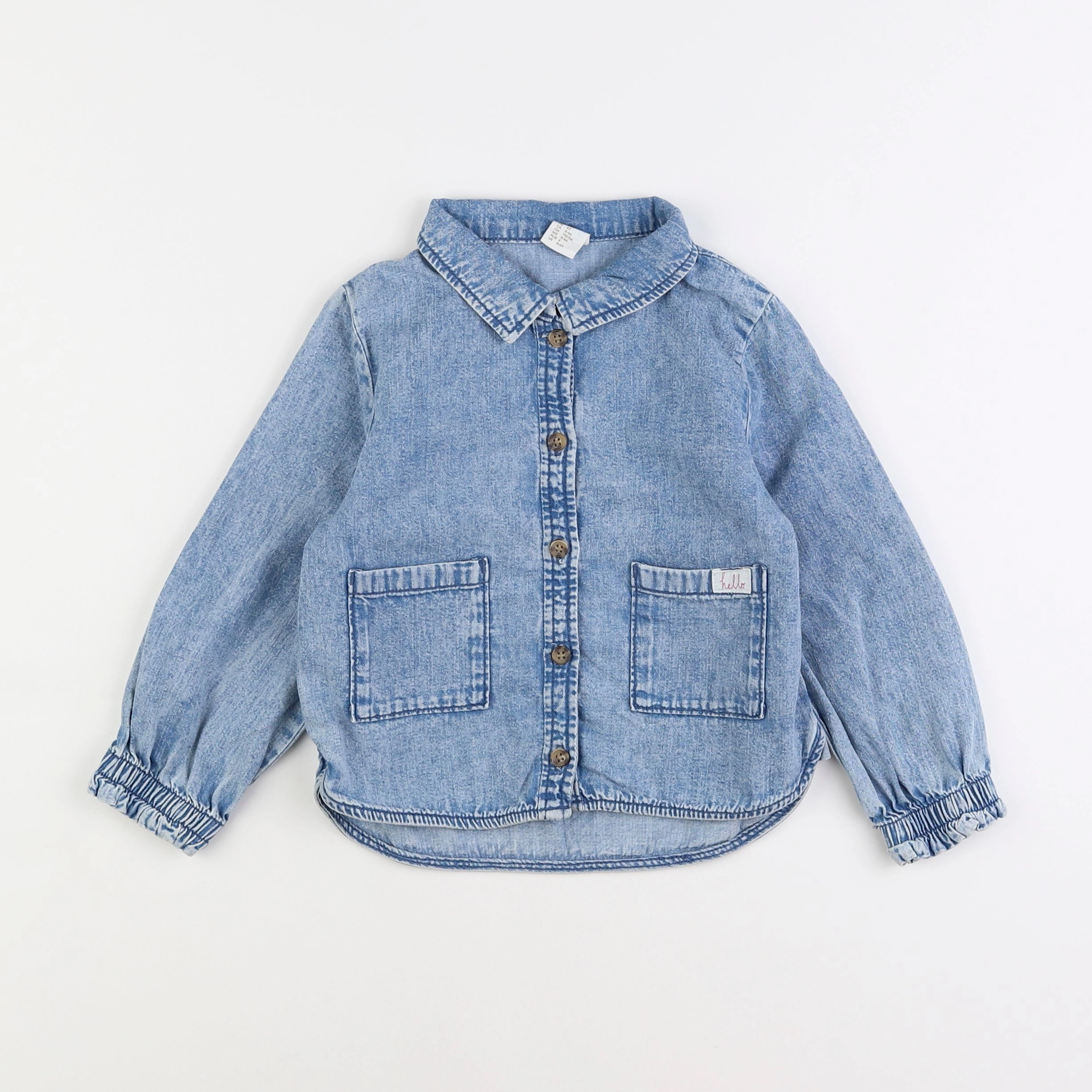 H&M - veste bleu - 3/4 ans