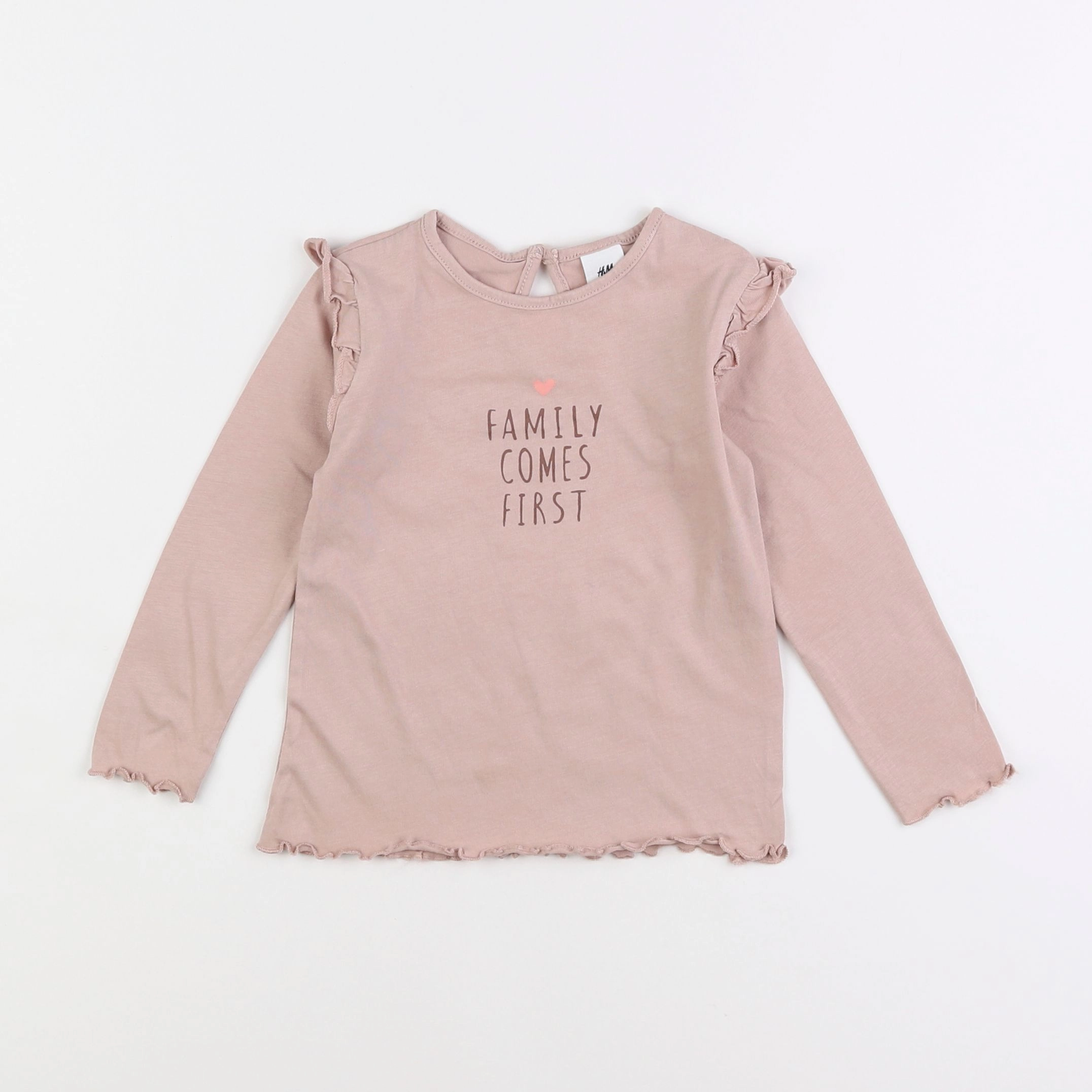 H&M - tee-shirt rose - 18 mois à 2 ans