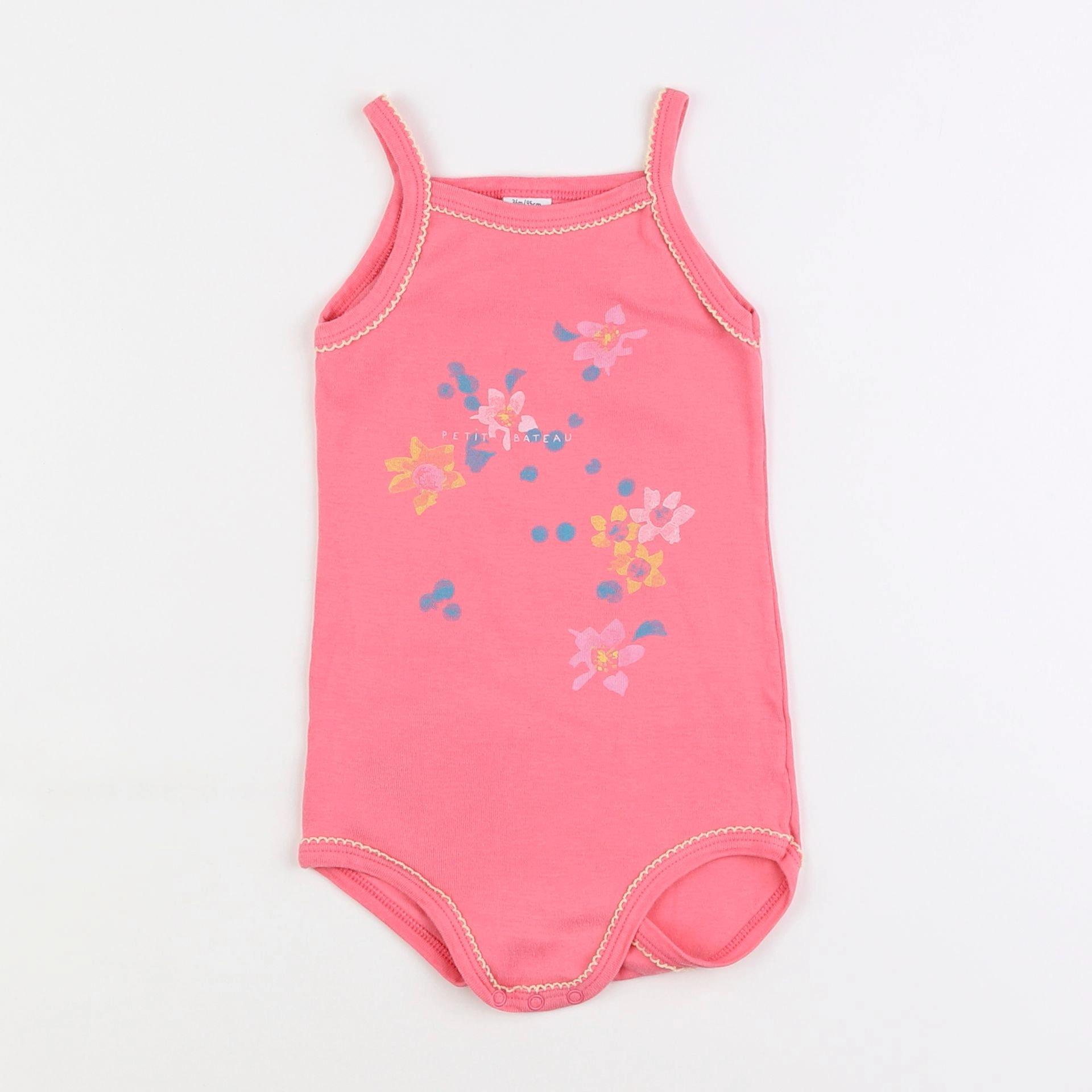 Petit Bateau - body rose - 3 ans