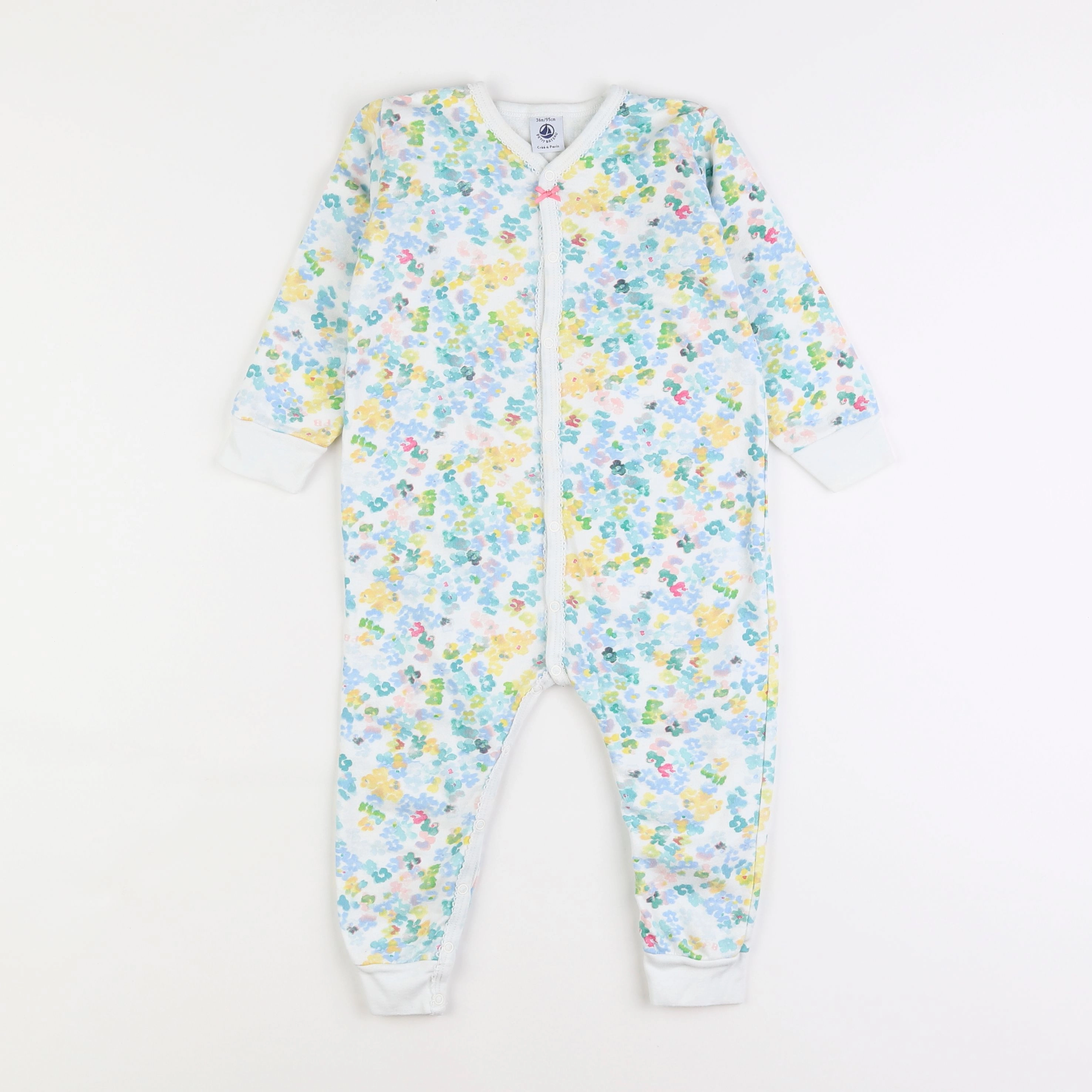 Petit Bateau - pyjama coton multicolore - 3 ans