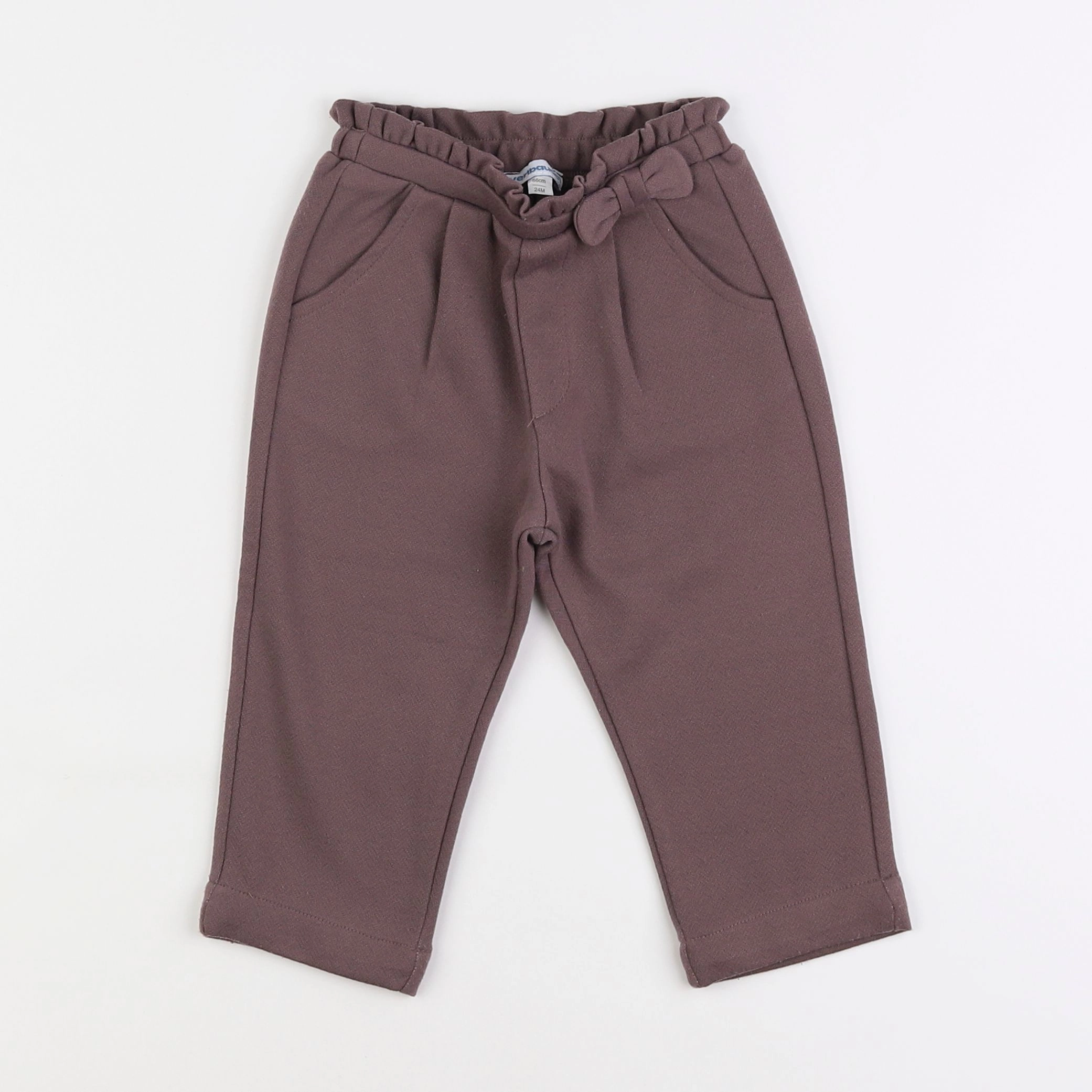 Vertbaudet - pantalon violet - 2 ans