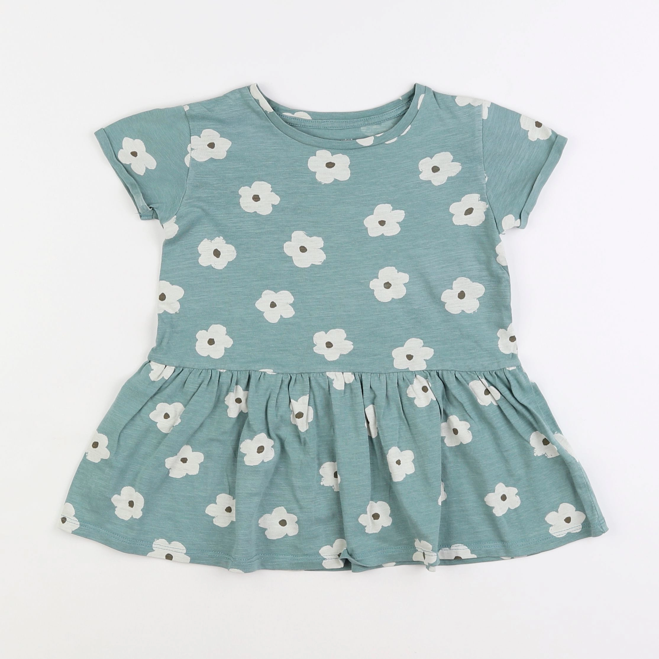 Vertbaudet - robe vert - 3 ans