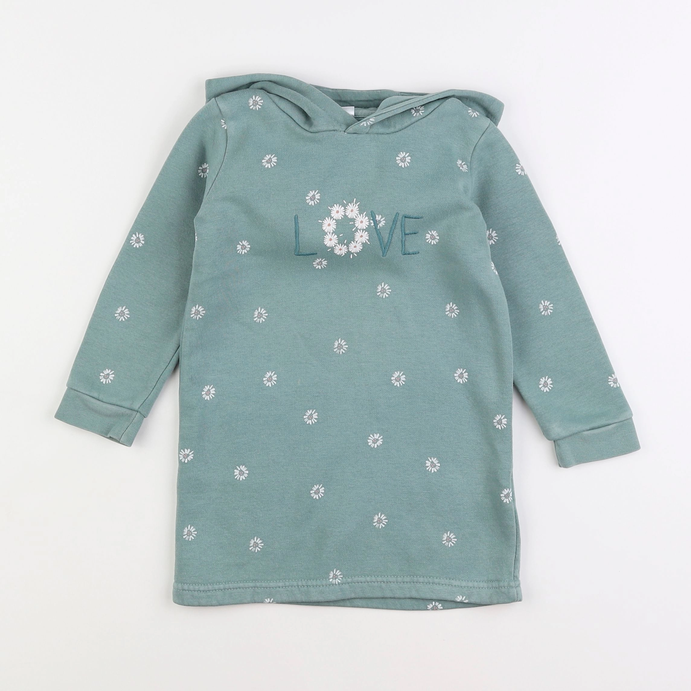 Vertbaudet - robe vert - 3 ans