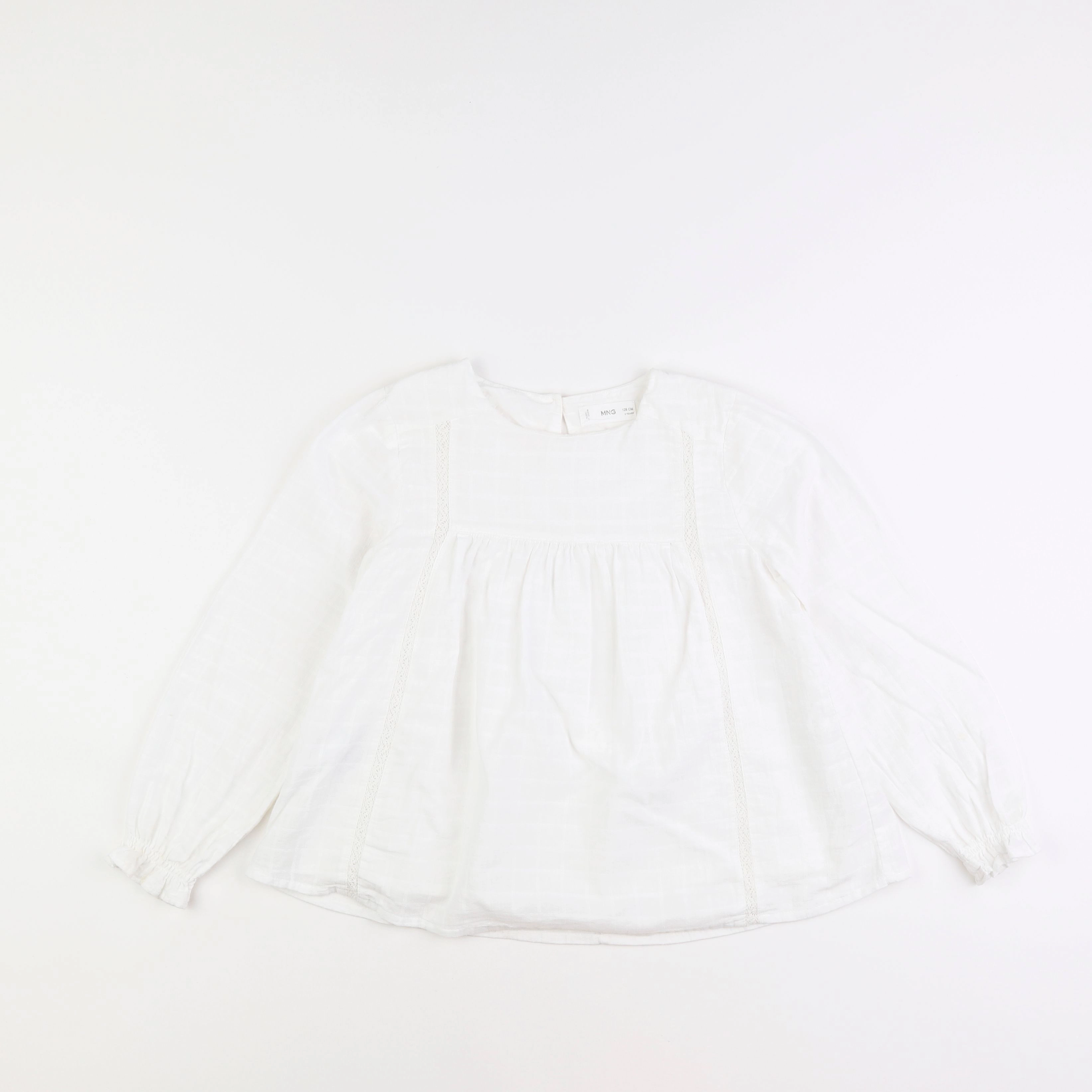 Mango - blouse blanc - 8 ans