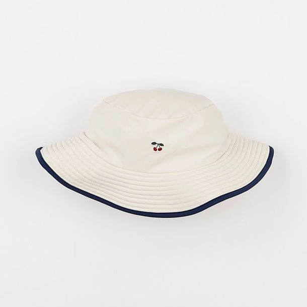 Konges slojd - chapeau de bain beige, bleu - 2/4 ans