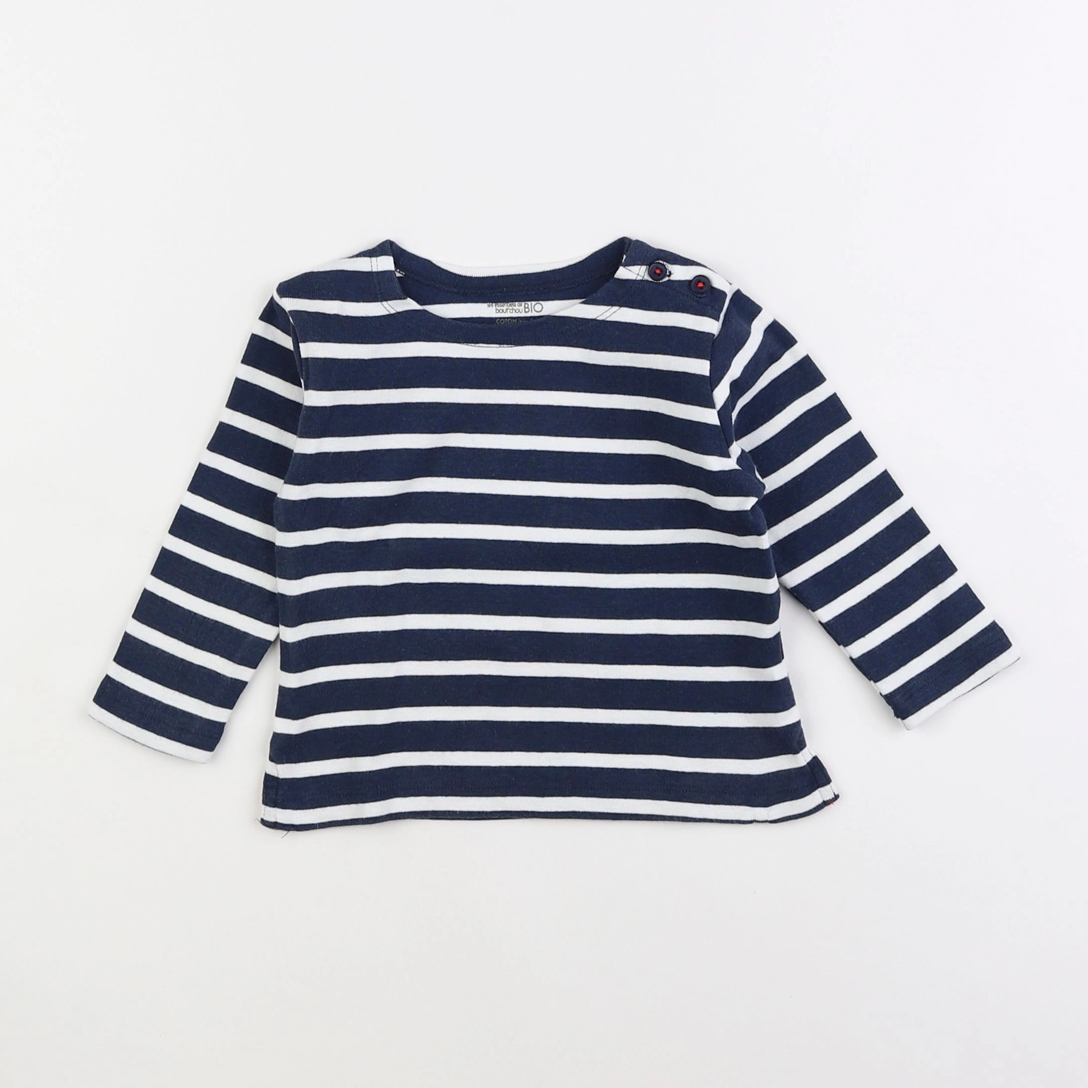 Boutchou - tee-shirt bleu - 18 mois