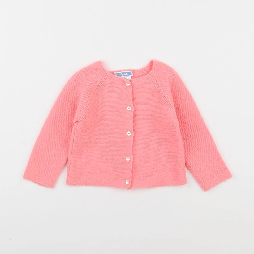 Jacadi - gilet rose - 12 mois