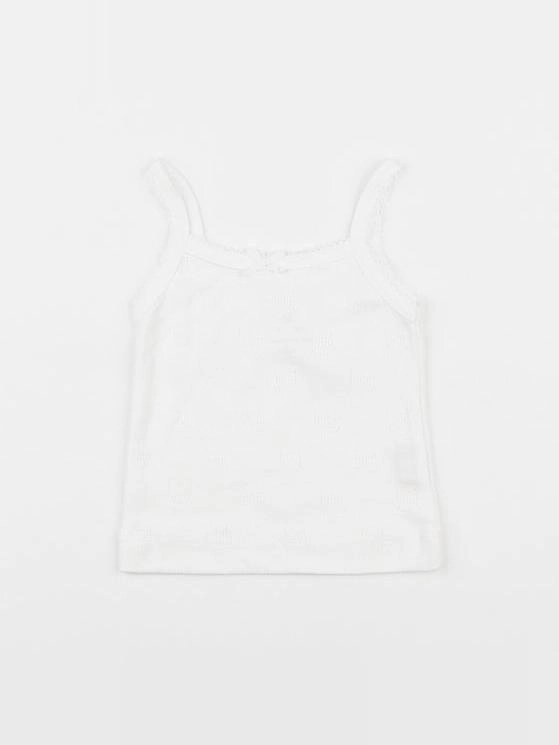 Suuky - maillot de corps blanc - 3/6 mois