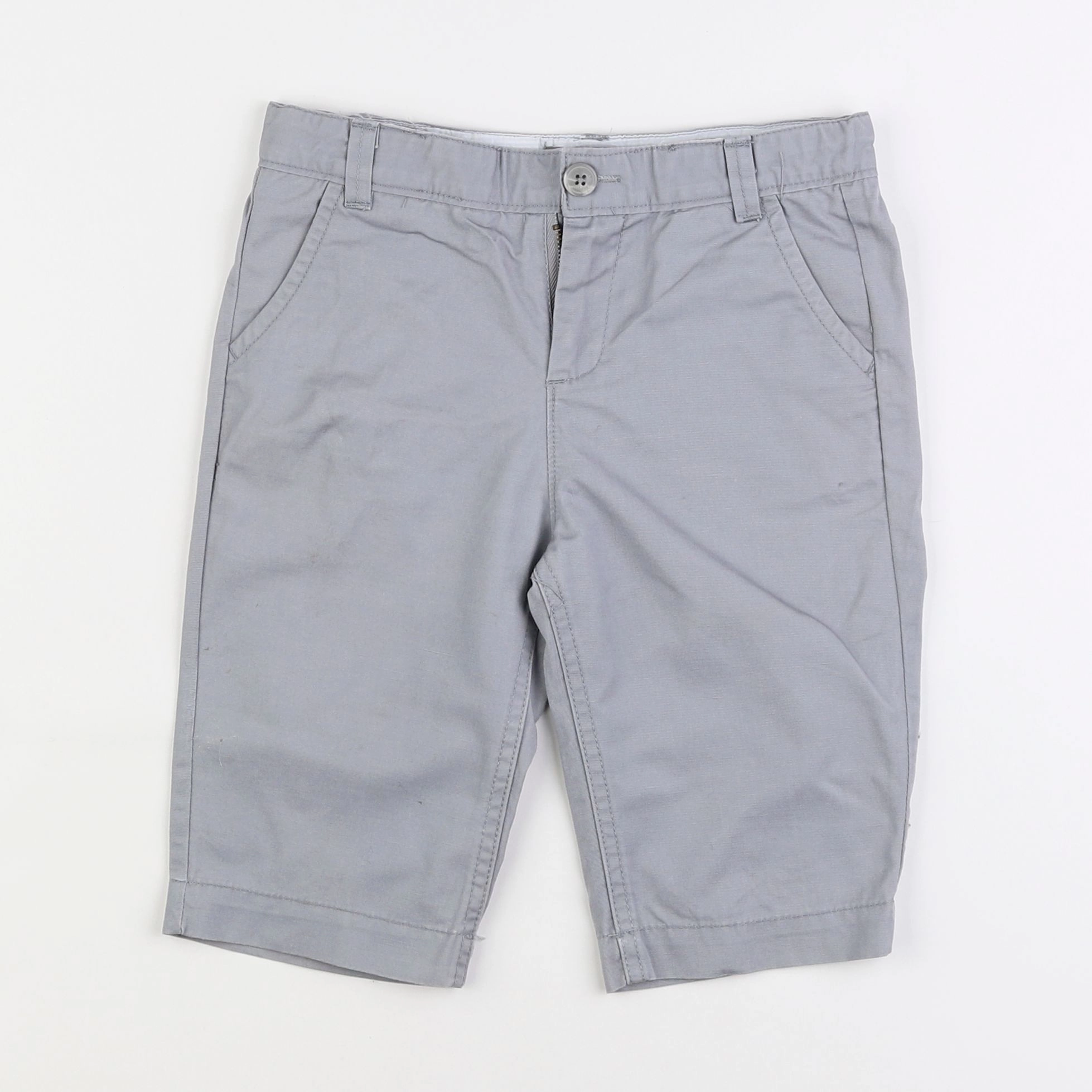 Vertbaudet - short gris - 8 ans