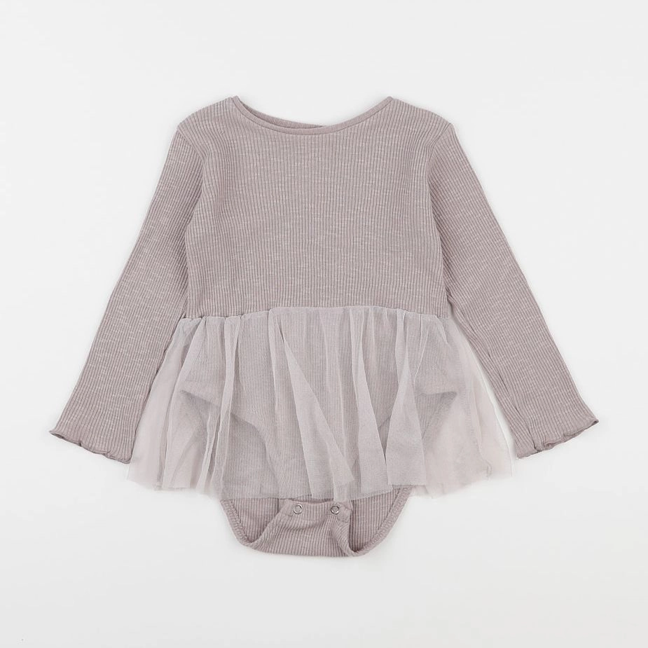 Zara - body robe violet - 18 mois à 2 ans