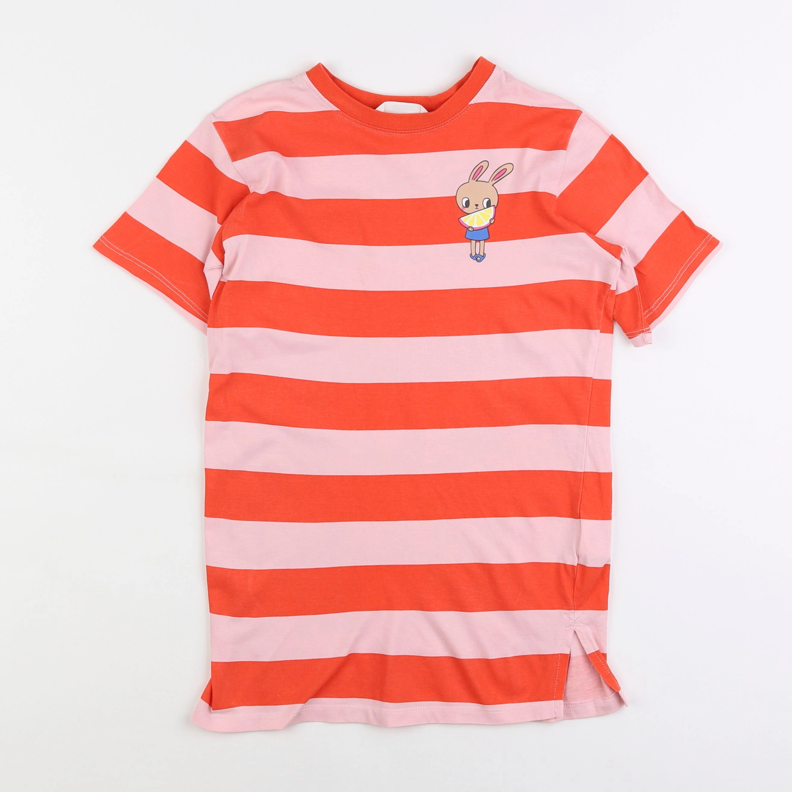 H&M - tee-shirt rose, rouge - 2/4 ans