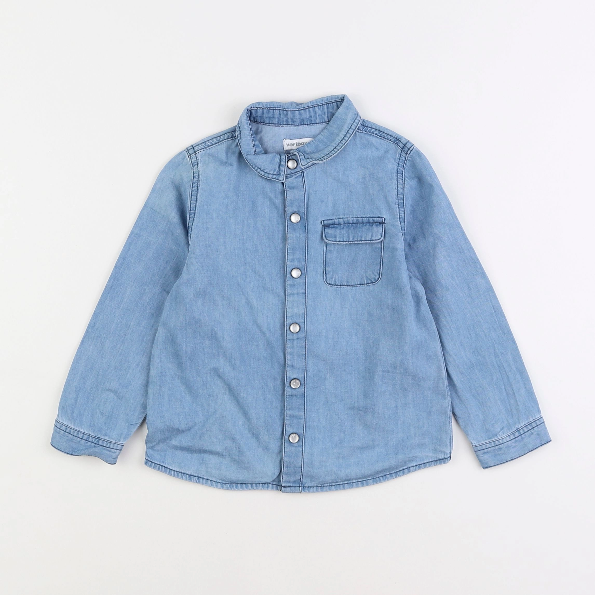 Vertbaudet - chemise bleu - 3 ans