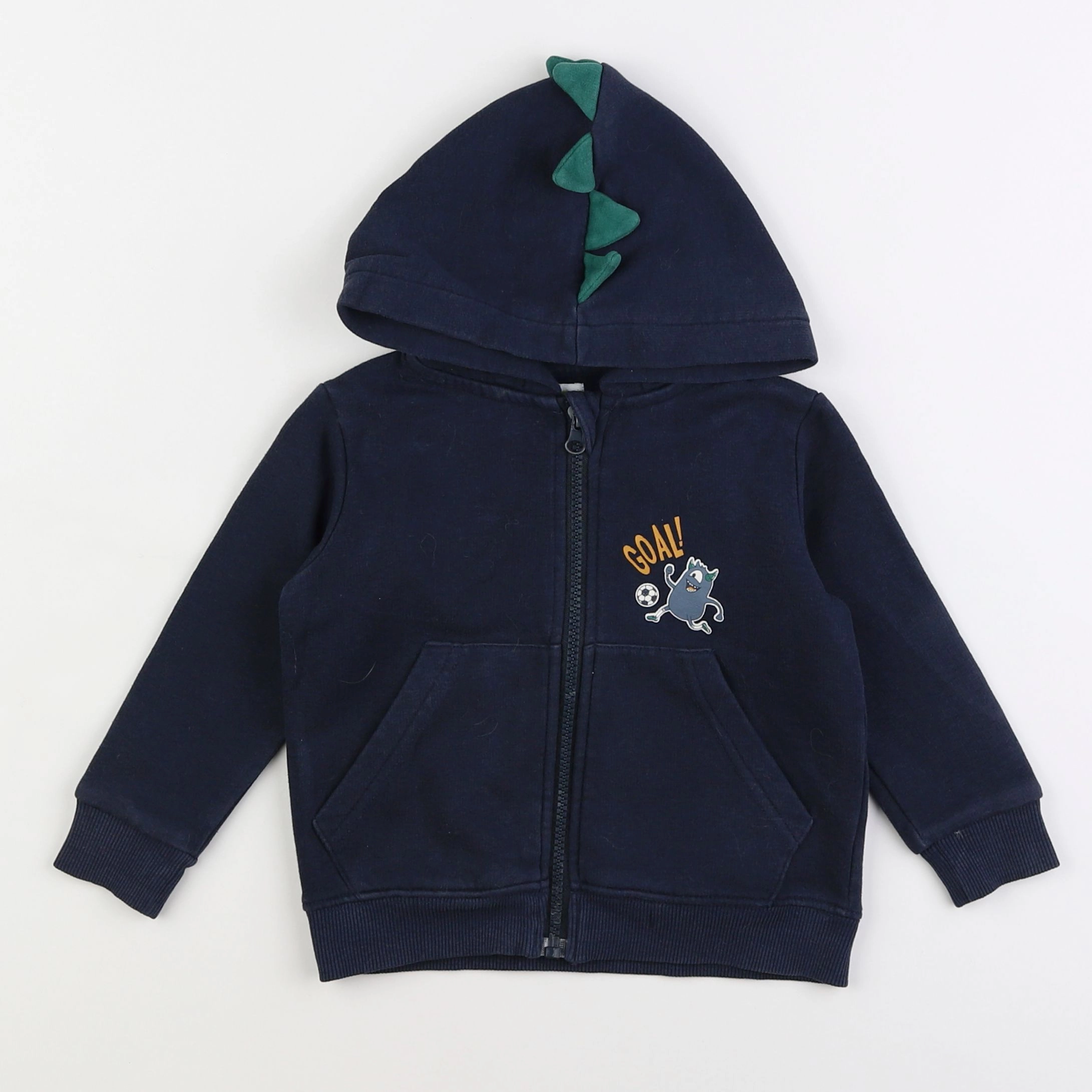 Vertbaudet - sweat bleu - 2 ans