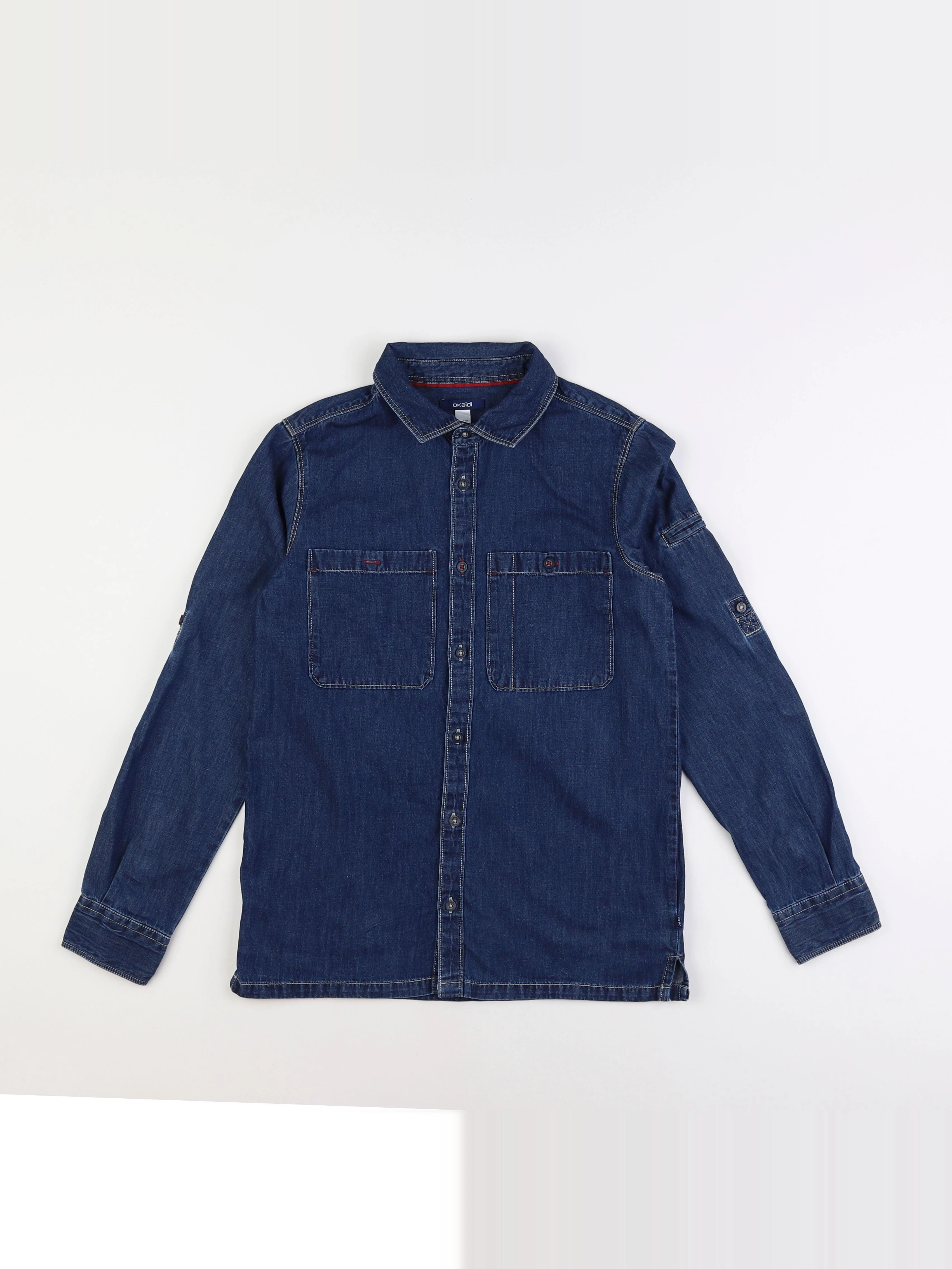 Okaidi - chemise bleu - 12 ans