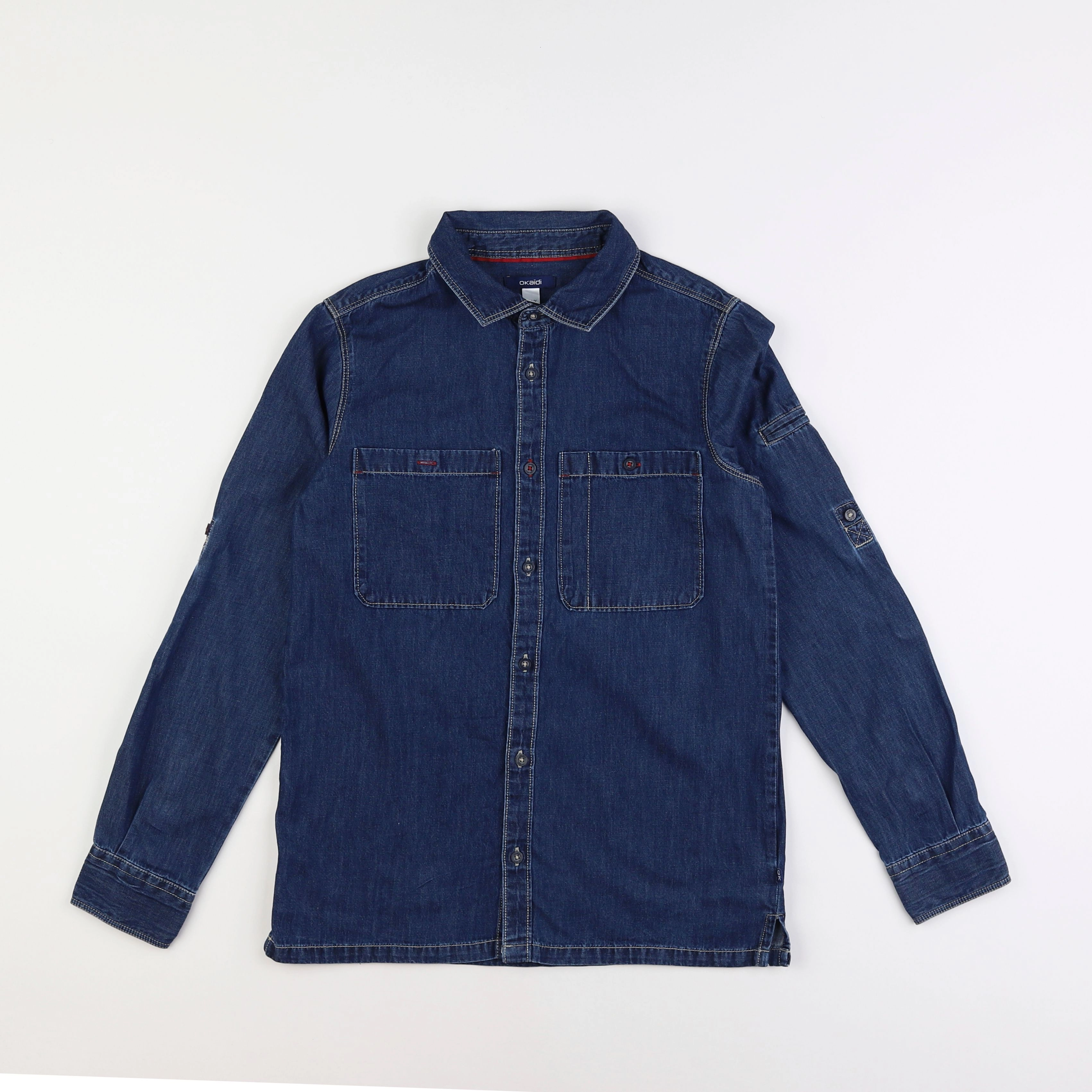 Okaidi - chemise bleu - 12 ans