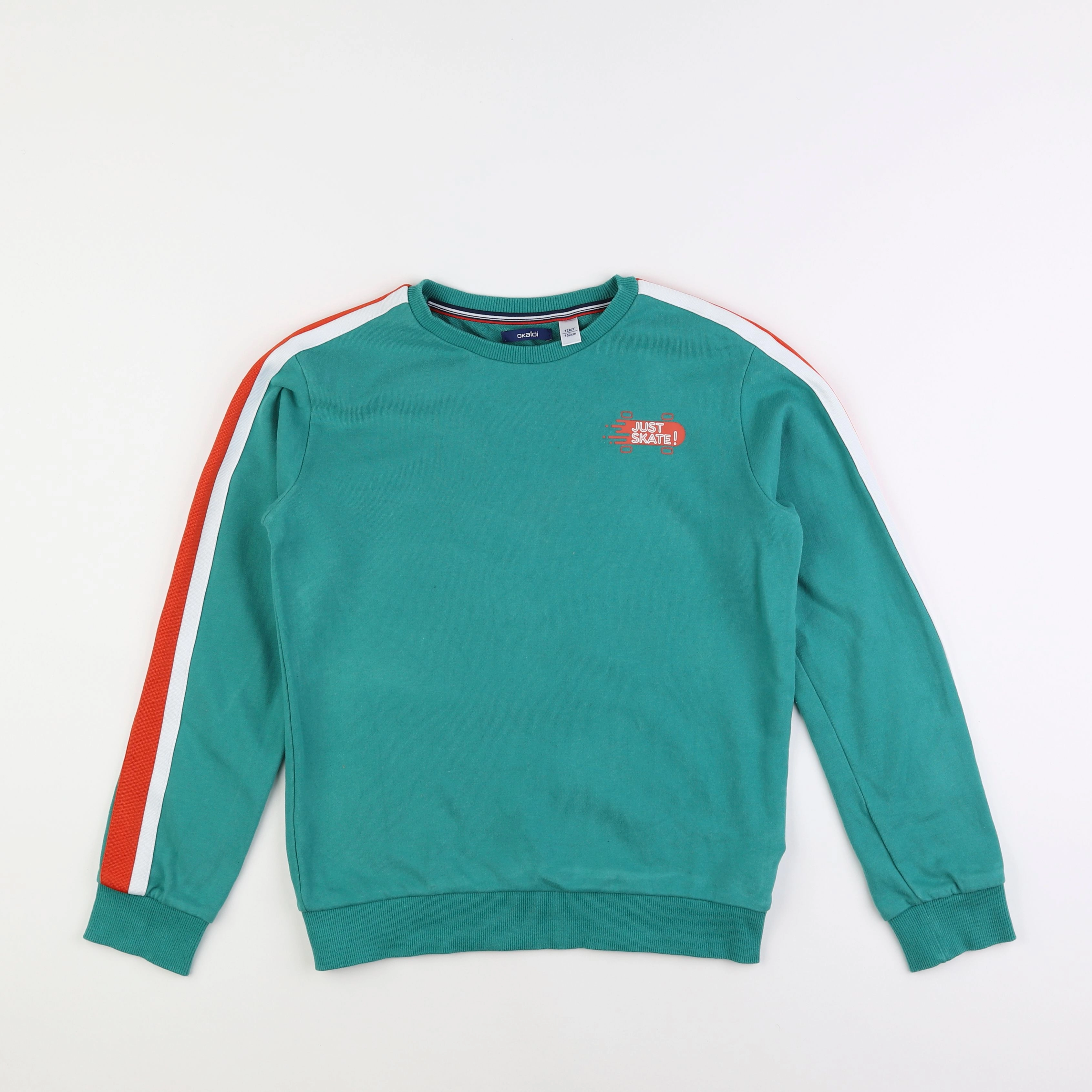 Okaidi - sweat vert - 10 ans