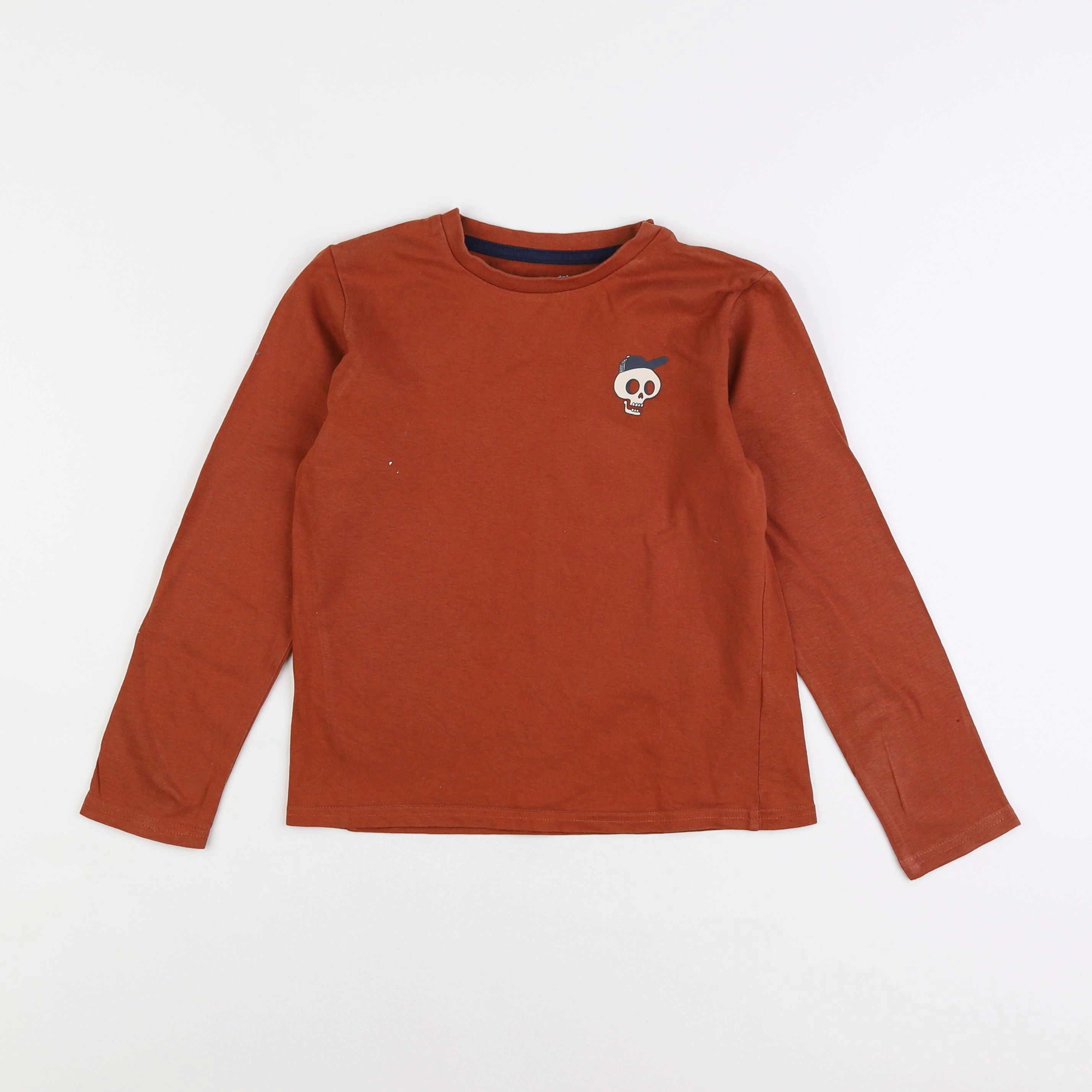 Vertbaudet - tee-shirt marron - 8 ans