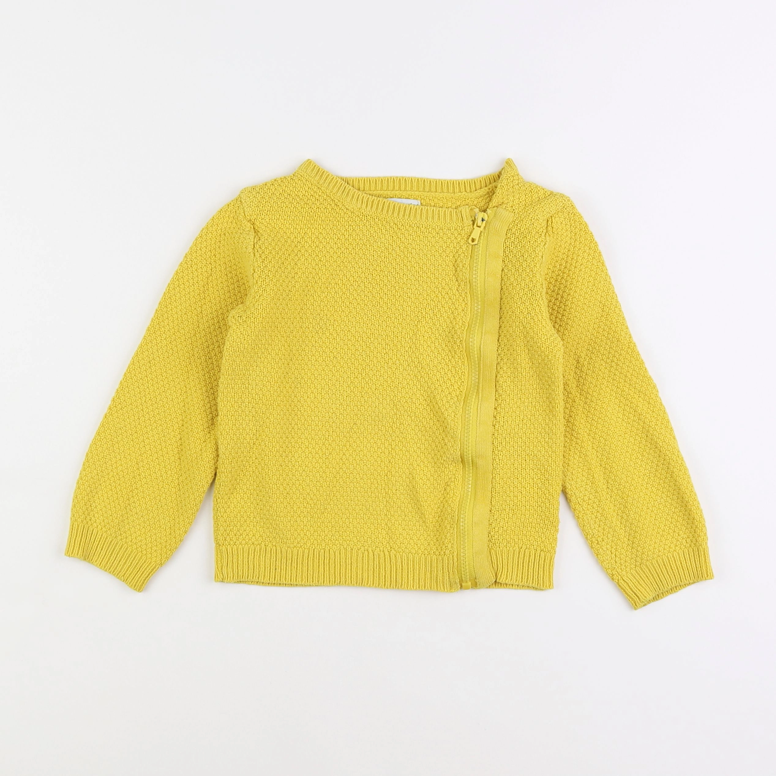 Vertbaudet - gilet jaune - 6 ans