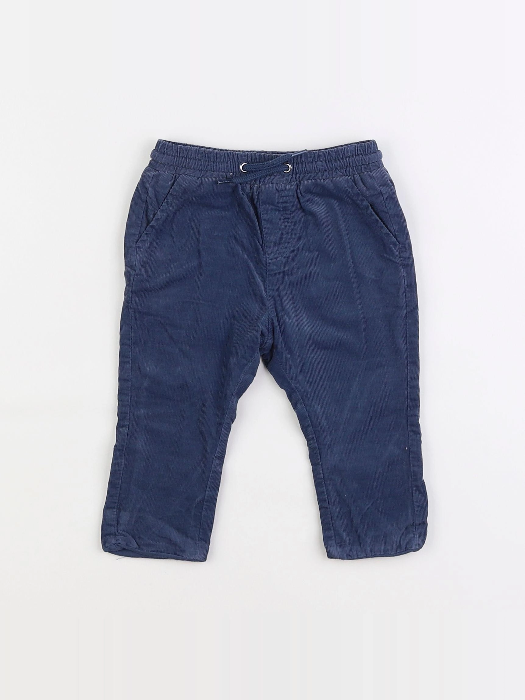 Vertbaudet - pantalon bleu - 6 mois