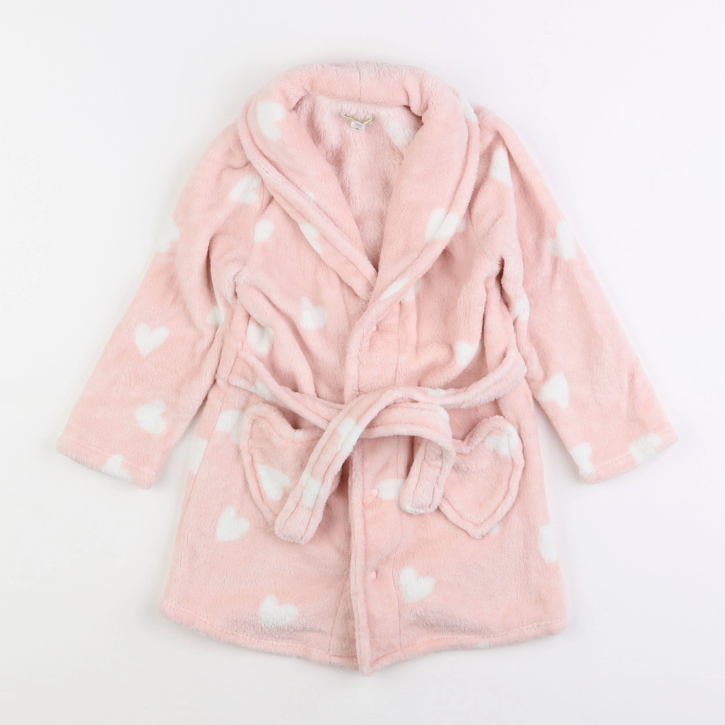 Vertbaudet - robe de chambre rose - 4 ans