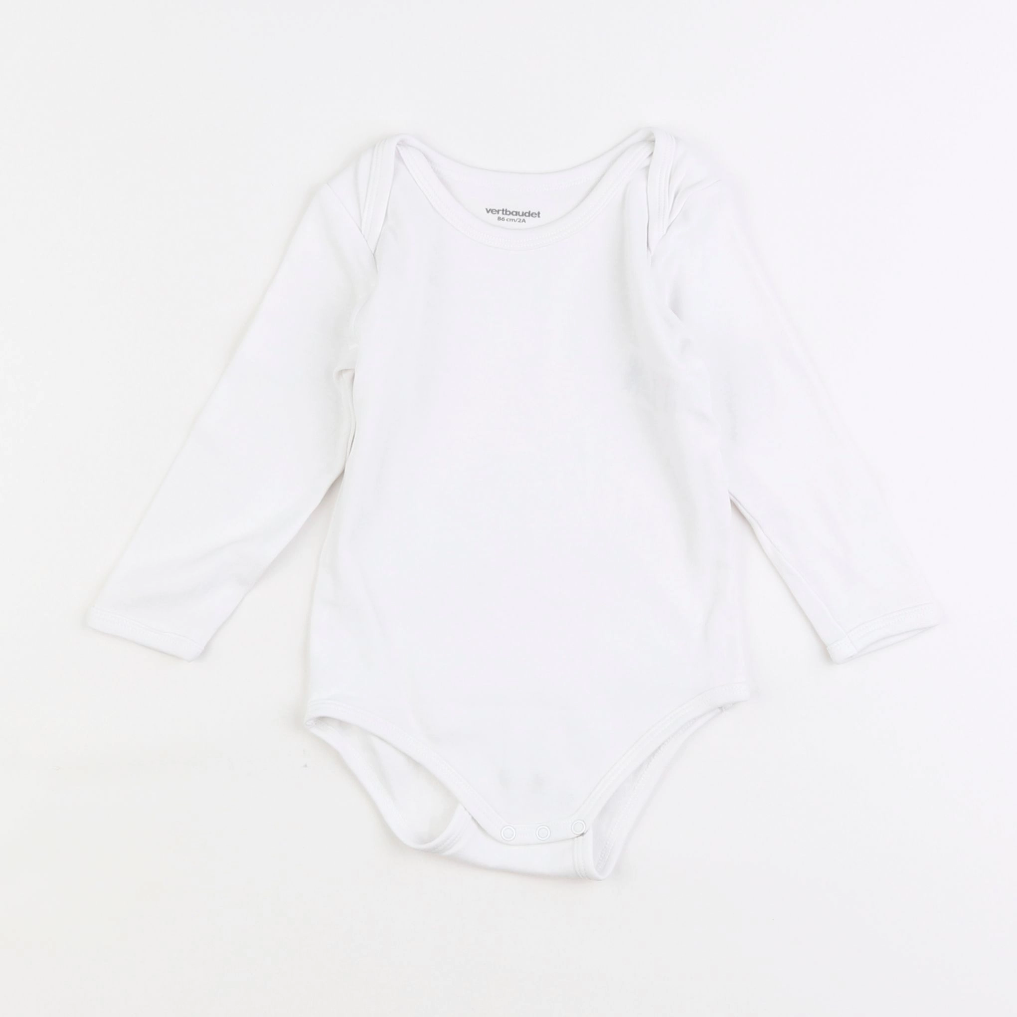 Vertbaudet - body blanc - 2 ans