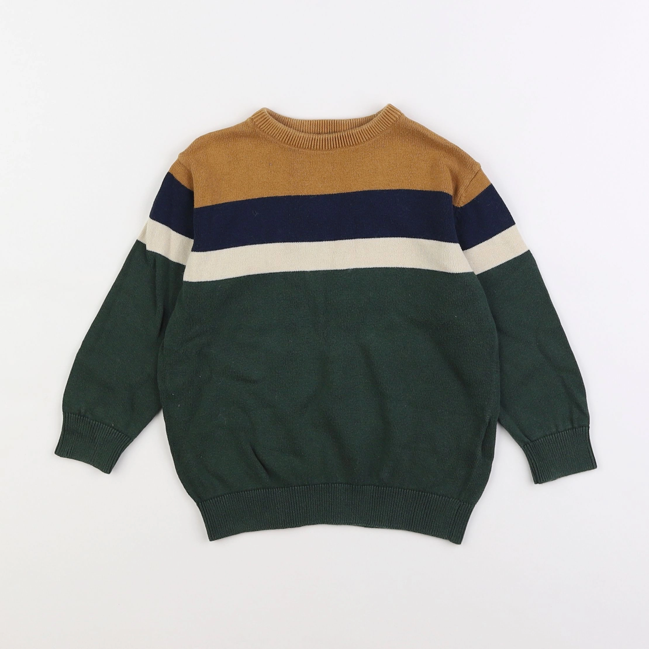 Vertbaudet - pull vert - 4 ans