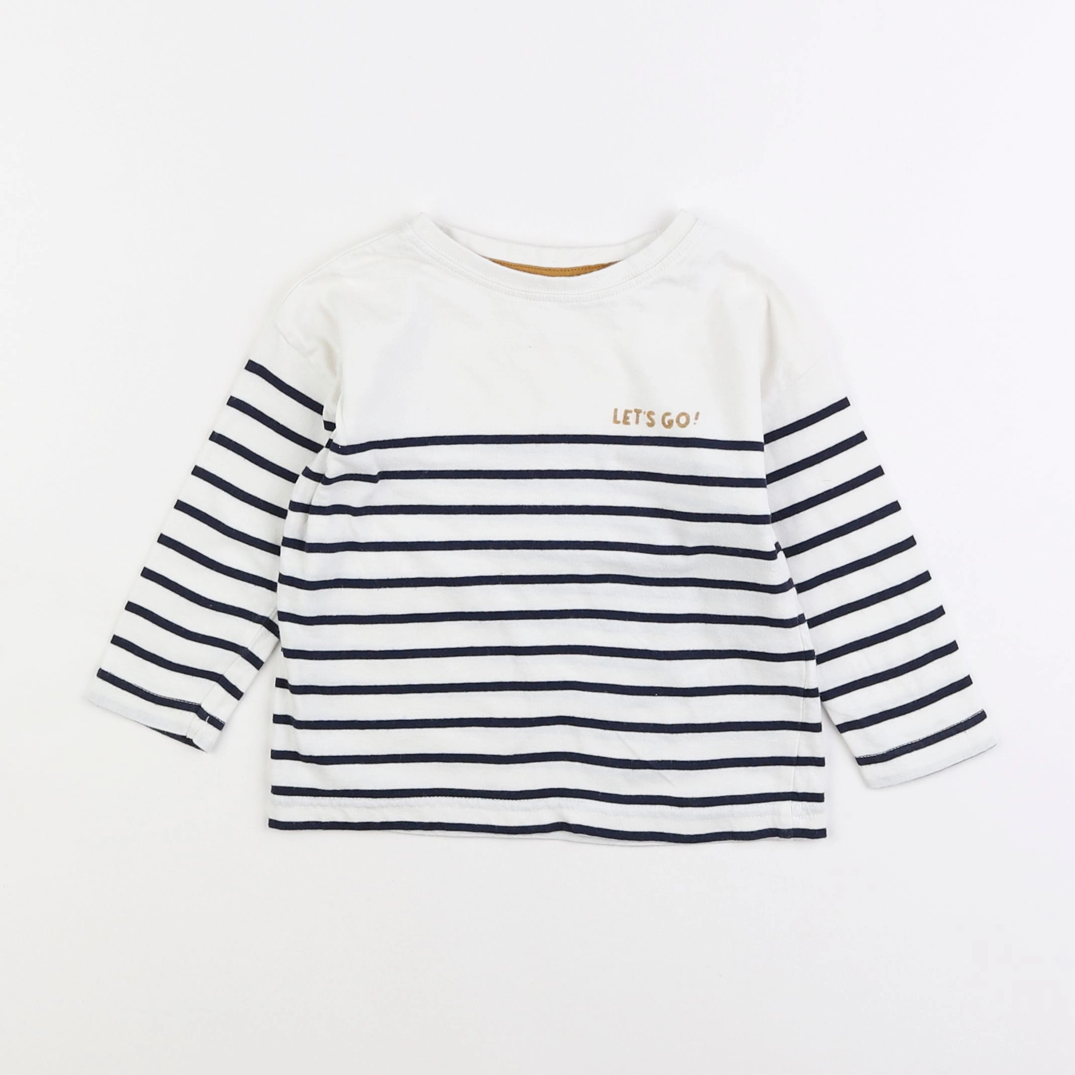 Vertbaudet - tee-shirt blanc - 2 ans