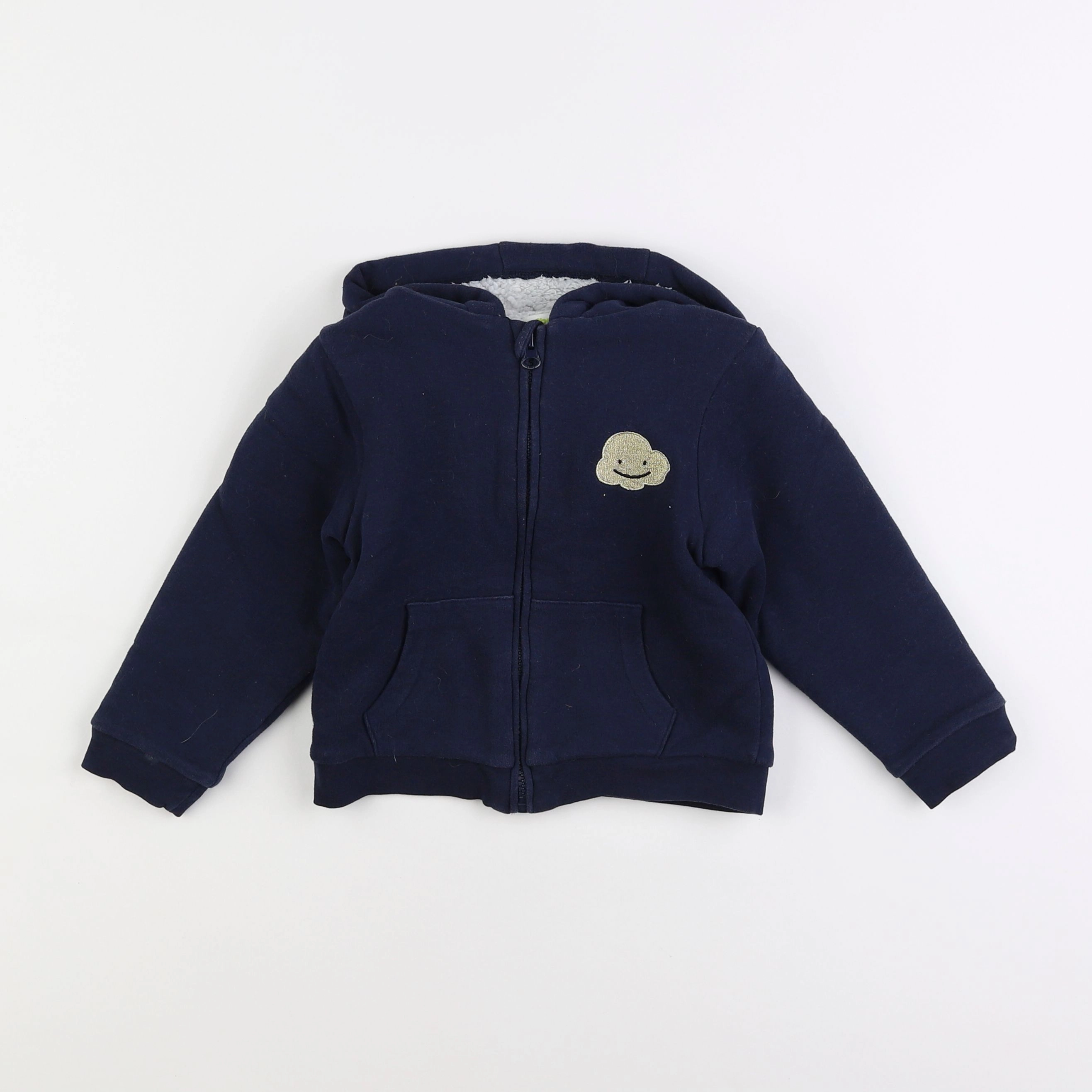 Vertbaudet - sweat bleu - 5 ans