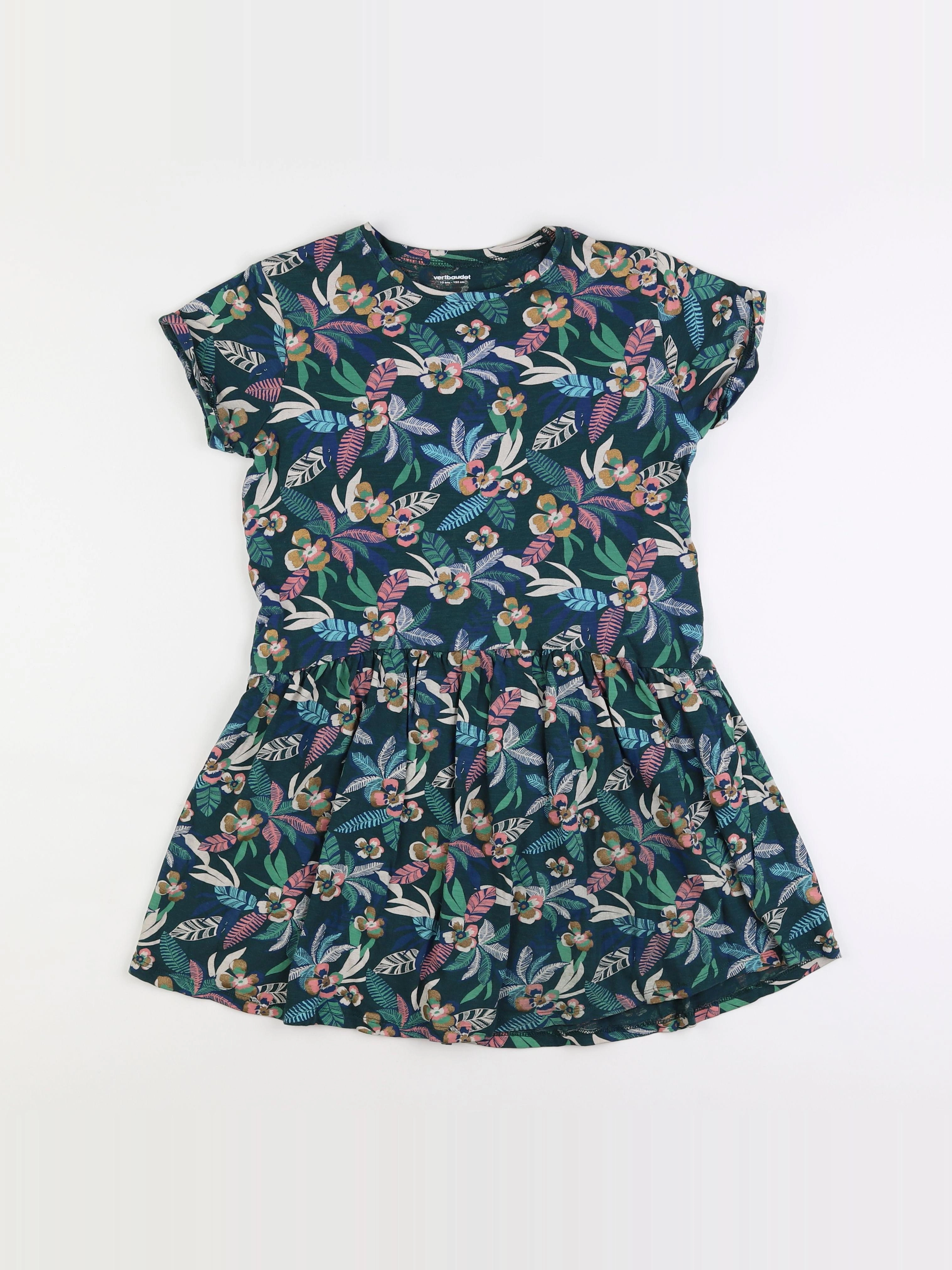 Vertbaudet - robe vert - 12 ans