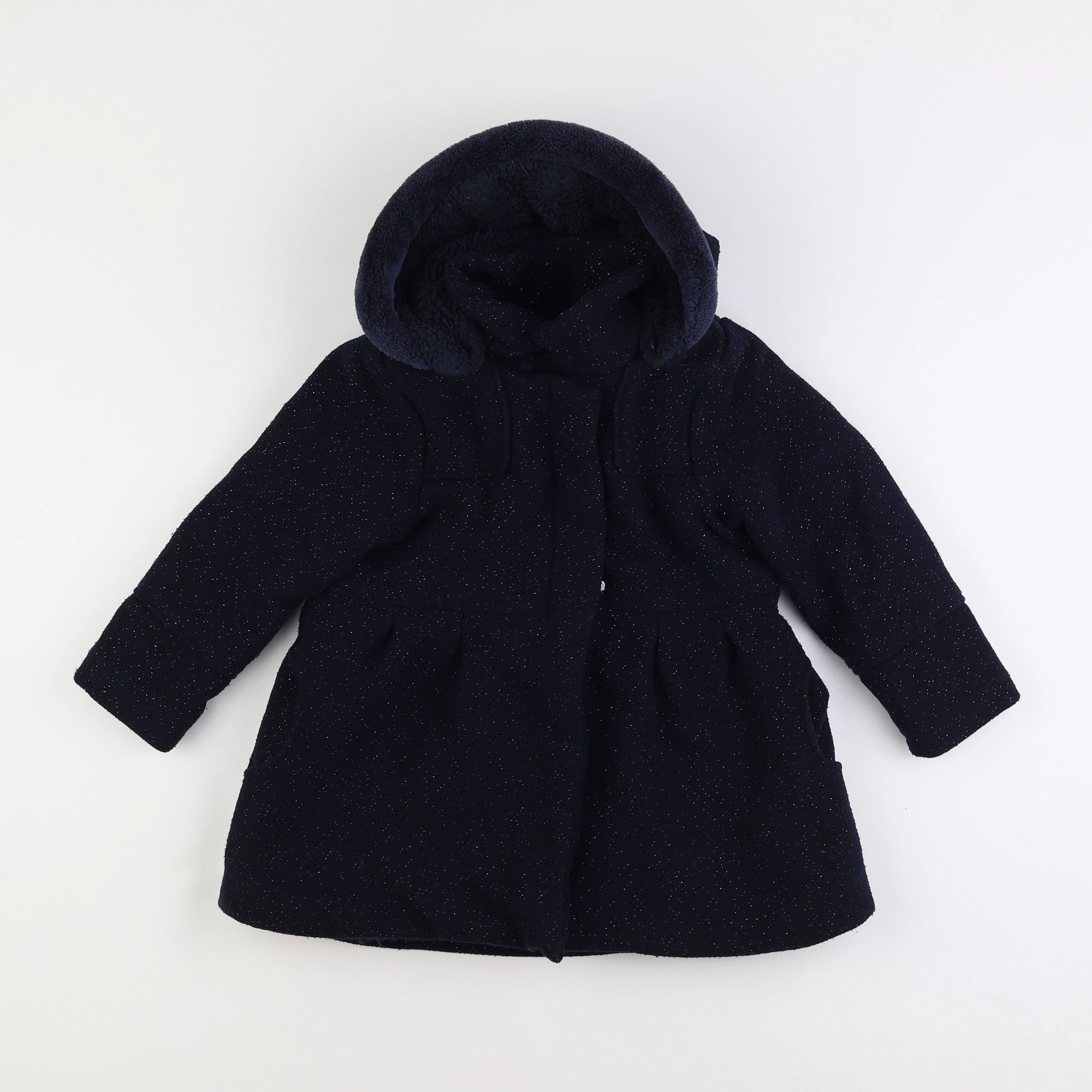 Vertbaudet - manteau bleu - 6 ans