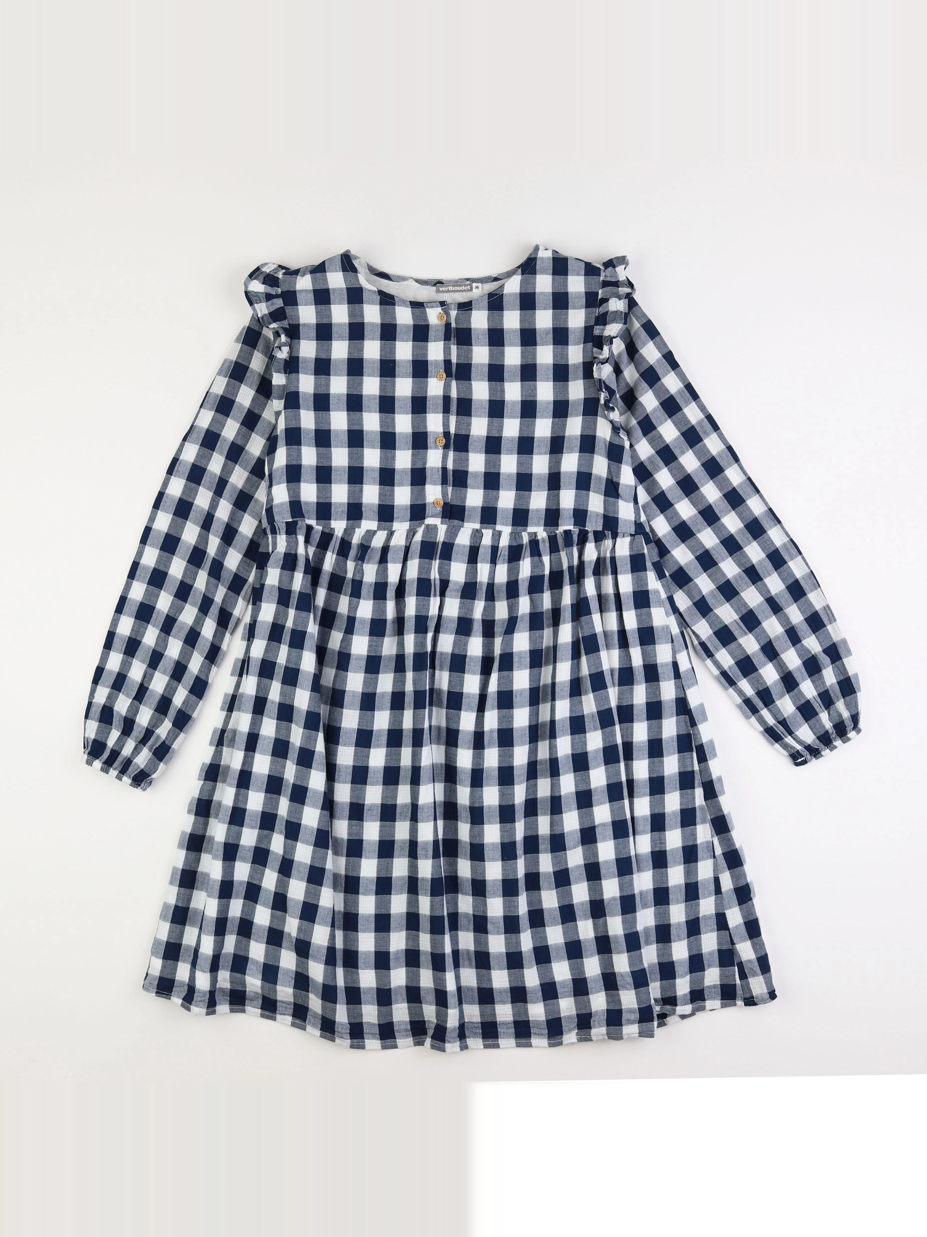 Vertbaudet - robe grossesse bleu - 36