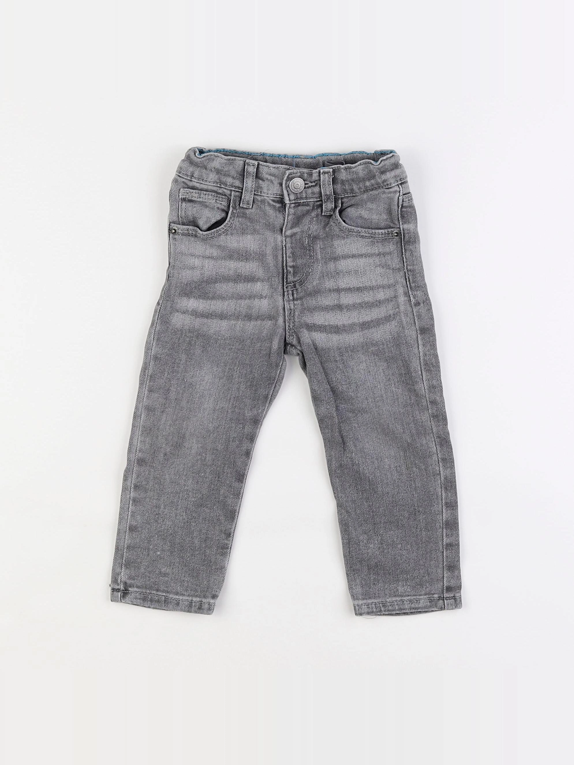 Zara - jean gris - 12/18 mois