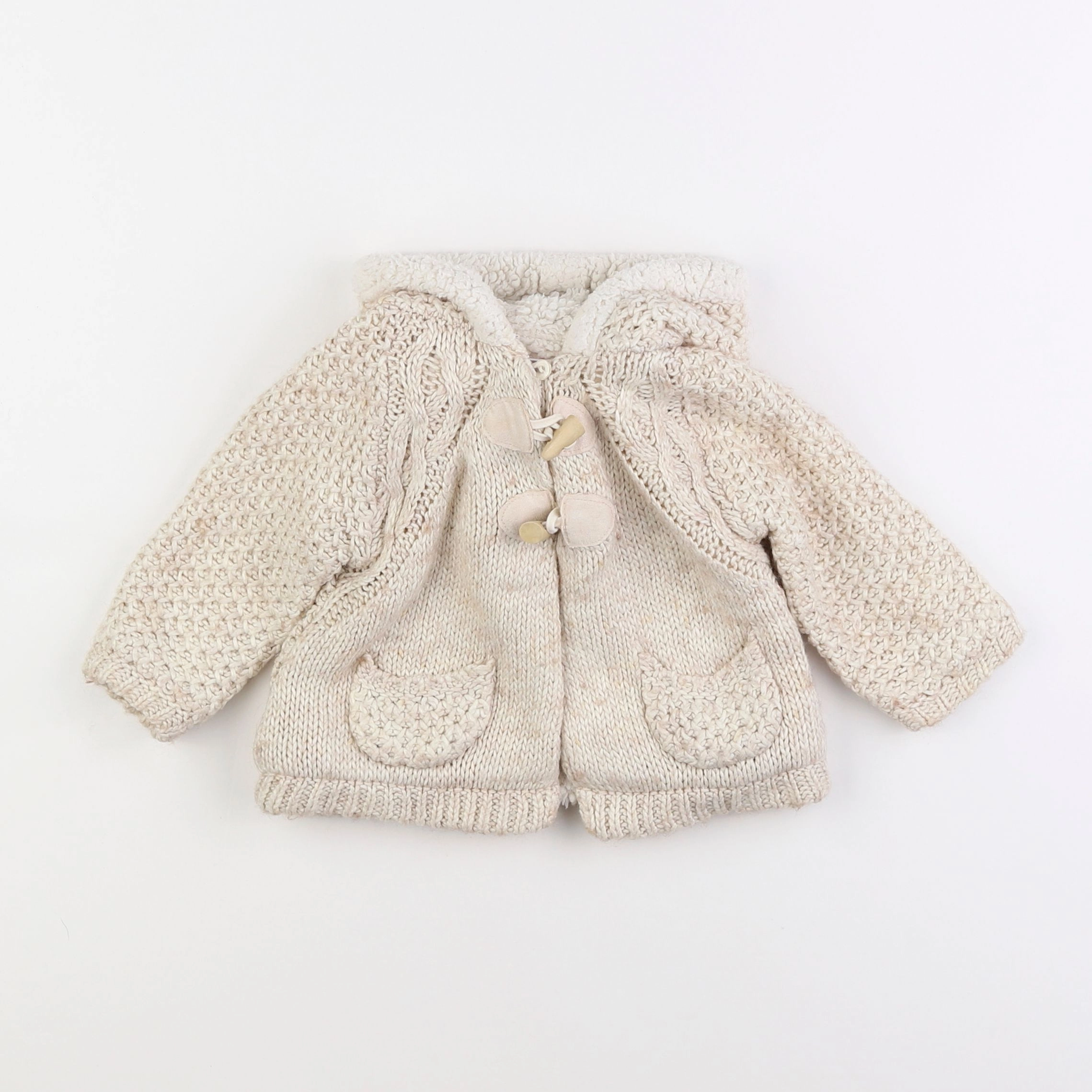 Zara - gilet beige - 9/12 mois